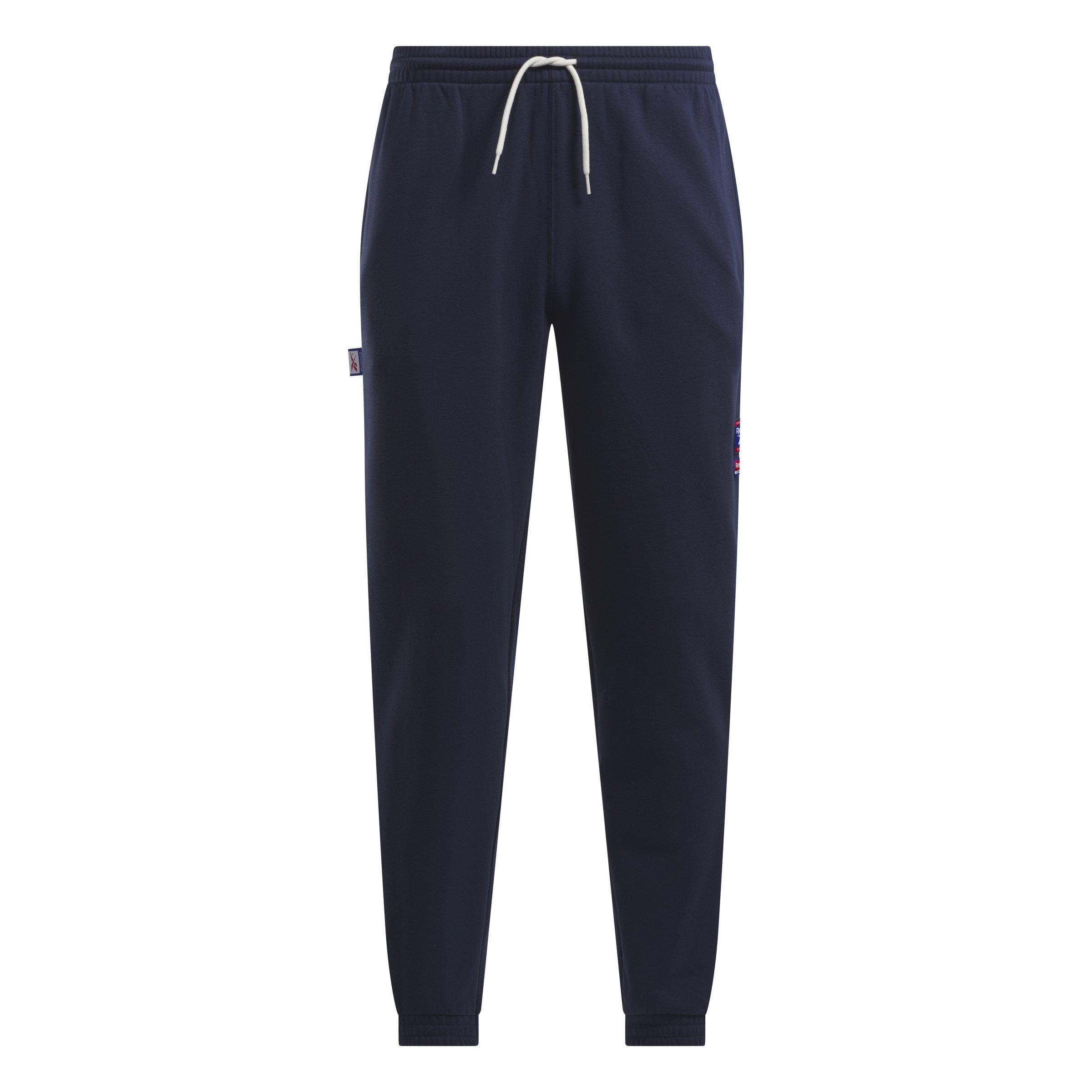 Reebok Men's Identity Badge Pants - NAVY Thumbnail View 4