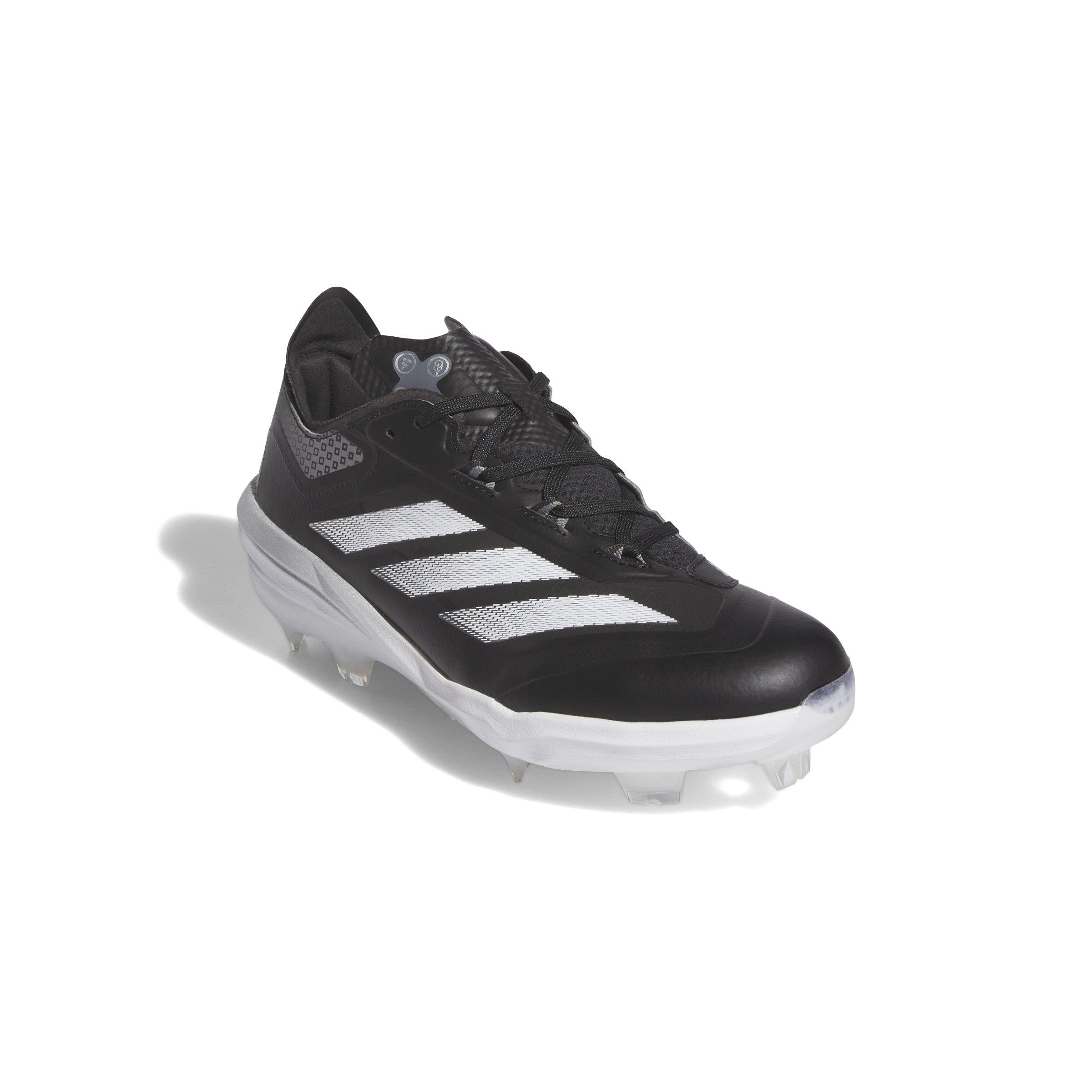 adidas Adizero Impact TPU Warp Speed "Core Black/Ftwr White/Silver Metallic" Men's Baseball Cleat - BLACK/WHITE/SILVER Thumbnail View 3