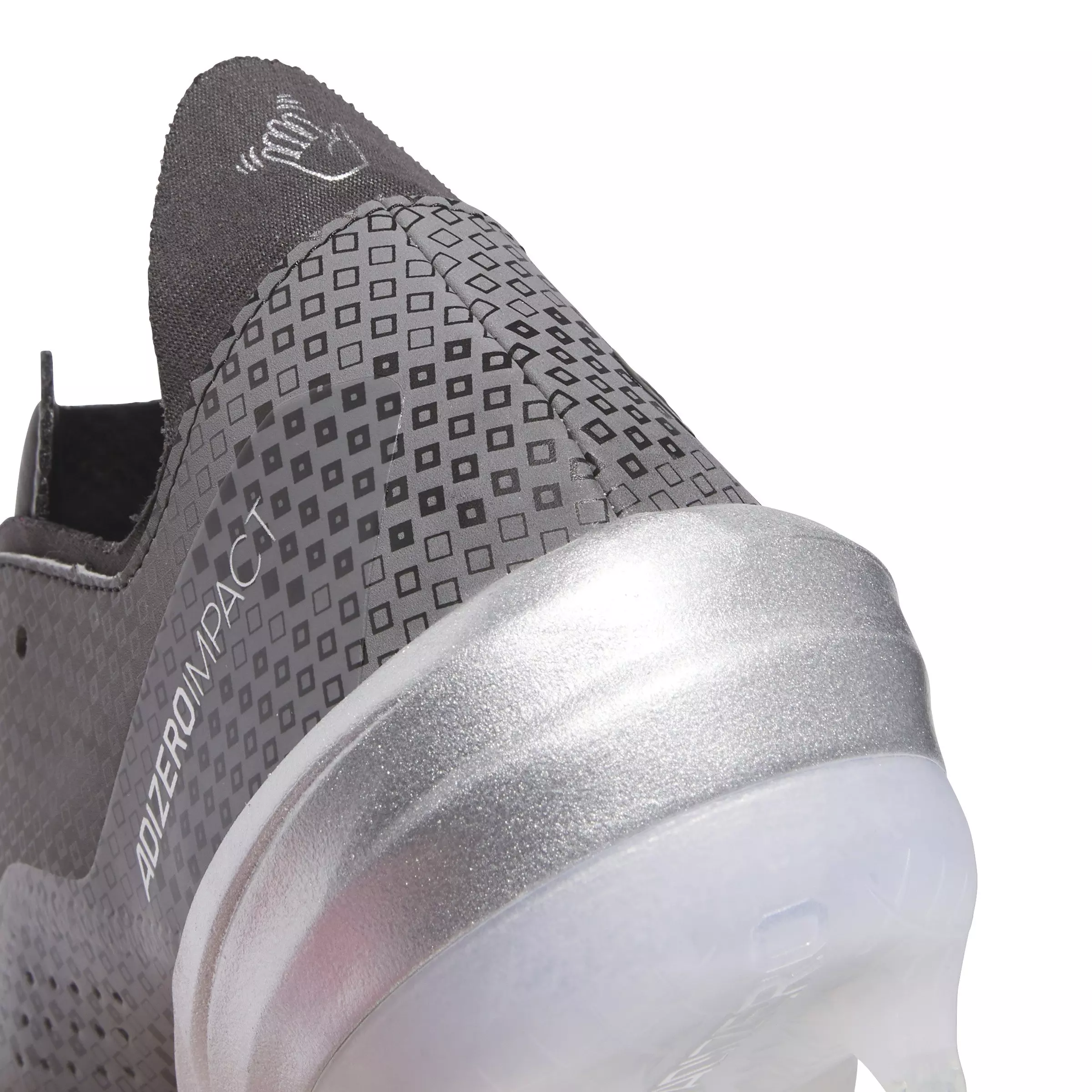 adidas Adizero Impact TPU Warp Speed "Core Black/Ftwr White/Silver Metallic" Men's Baseball Cleat - BLACK/WHITE/SILVER