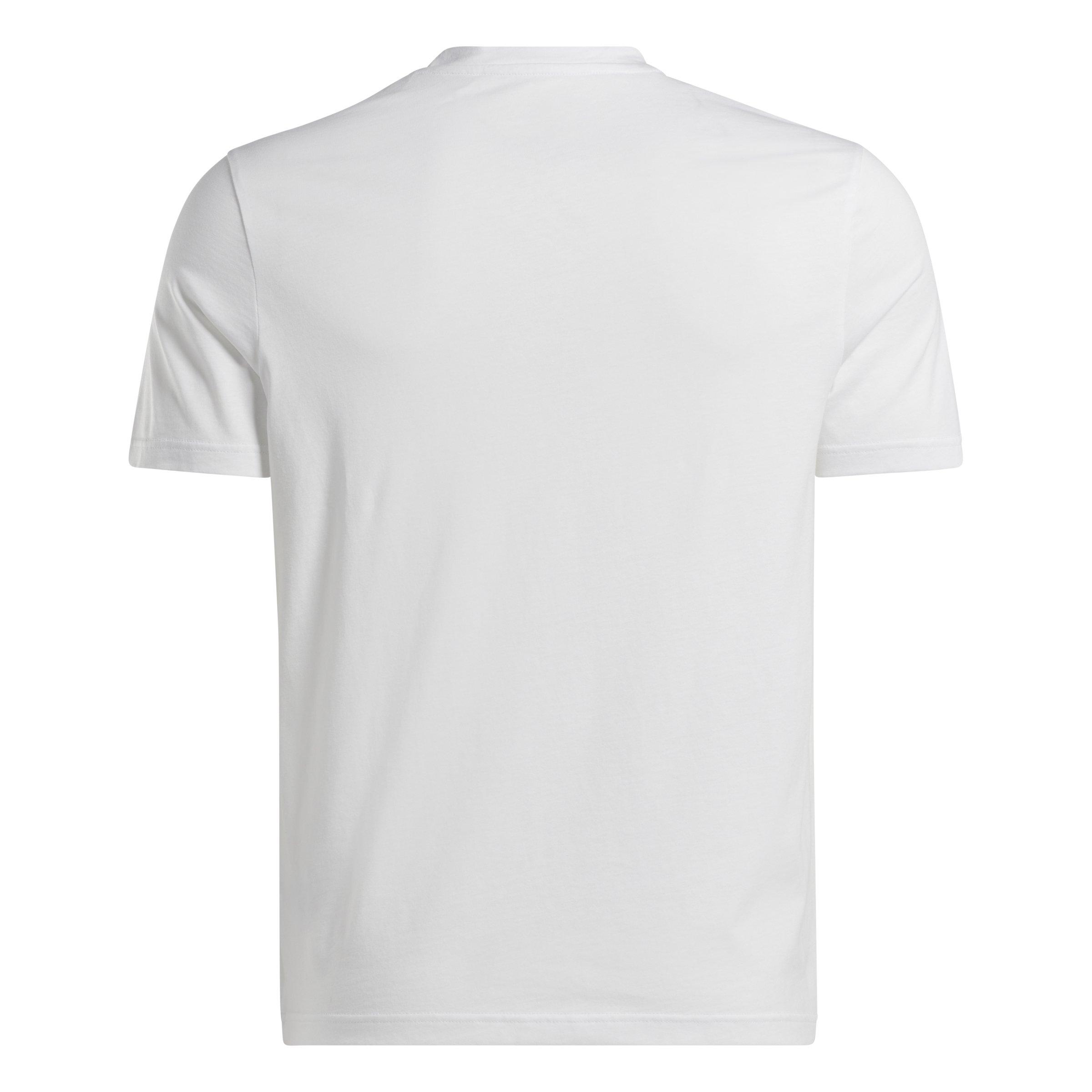 Reebok Men's Identity Big Stacked Logo Shirt - WHITE Thumbnail View 5