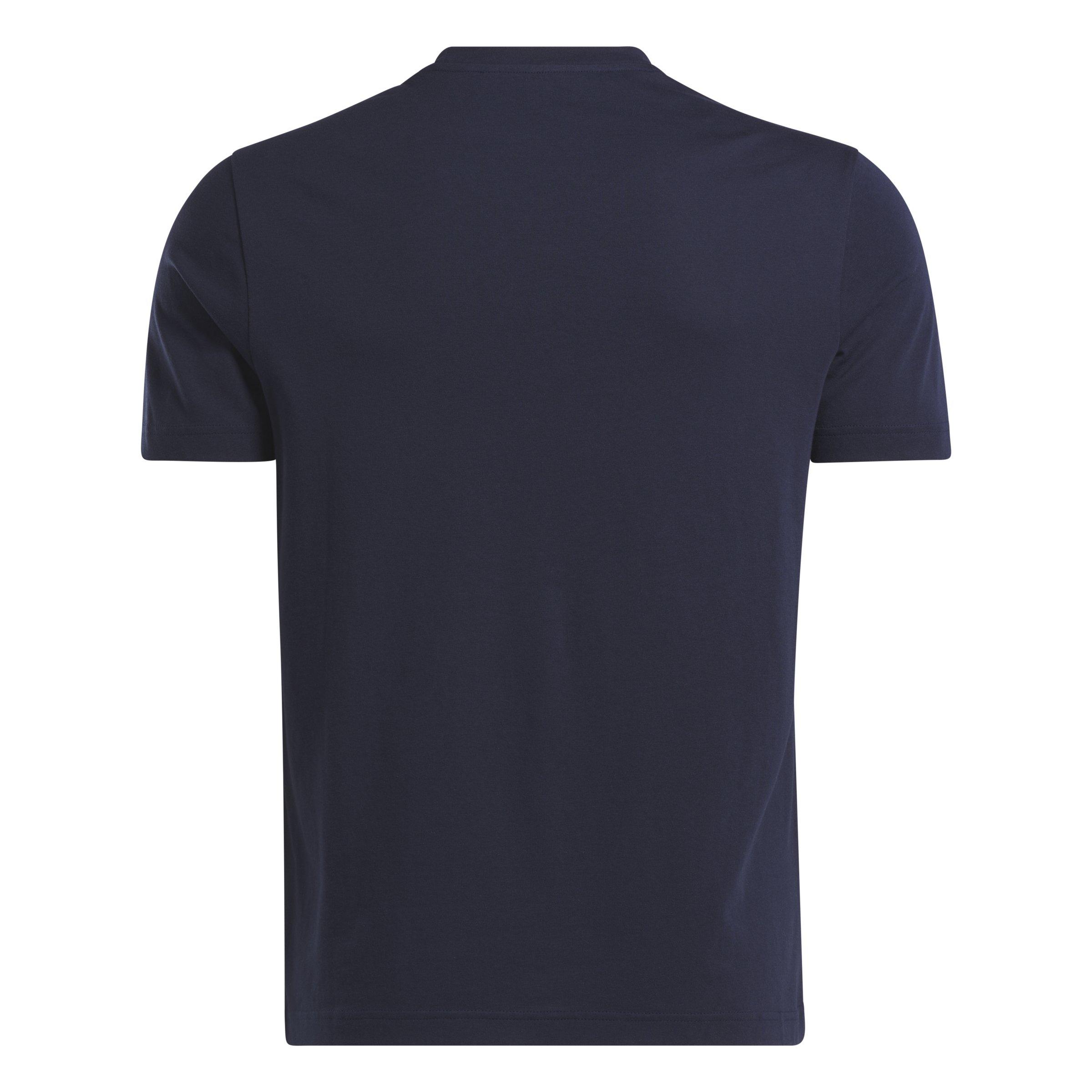 Reebok Men's Identity Big Stacked Logo Shirt - NAVY Thumbnail View 5