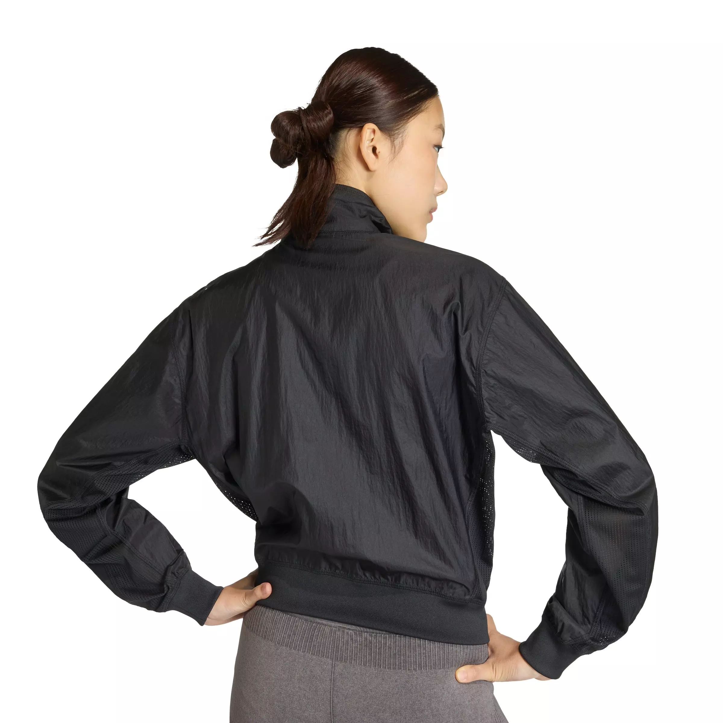 adidas Originals Women's EQT Zipped Track Jacket - Black - BLACK