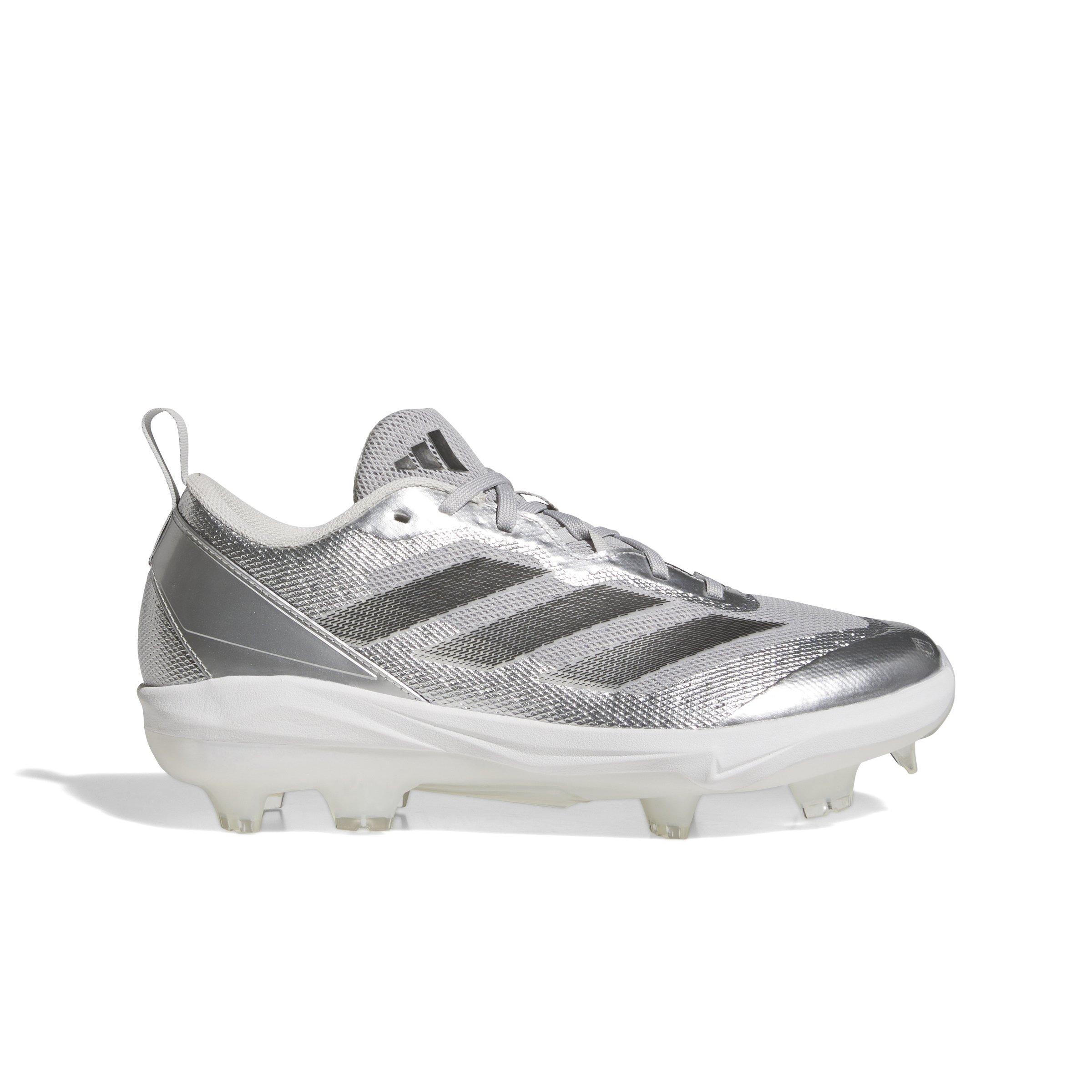 adidas Adizero Instinct TPU Silver Speed "Silver Metallic/Black/Grey Two" Women's Softball Cleat - SILVER/BLACK/GREY Thumbnail View 1