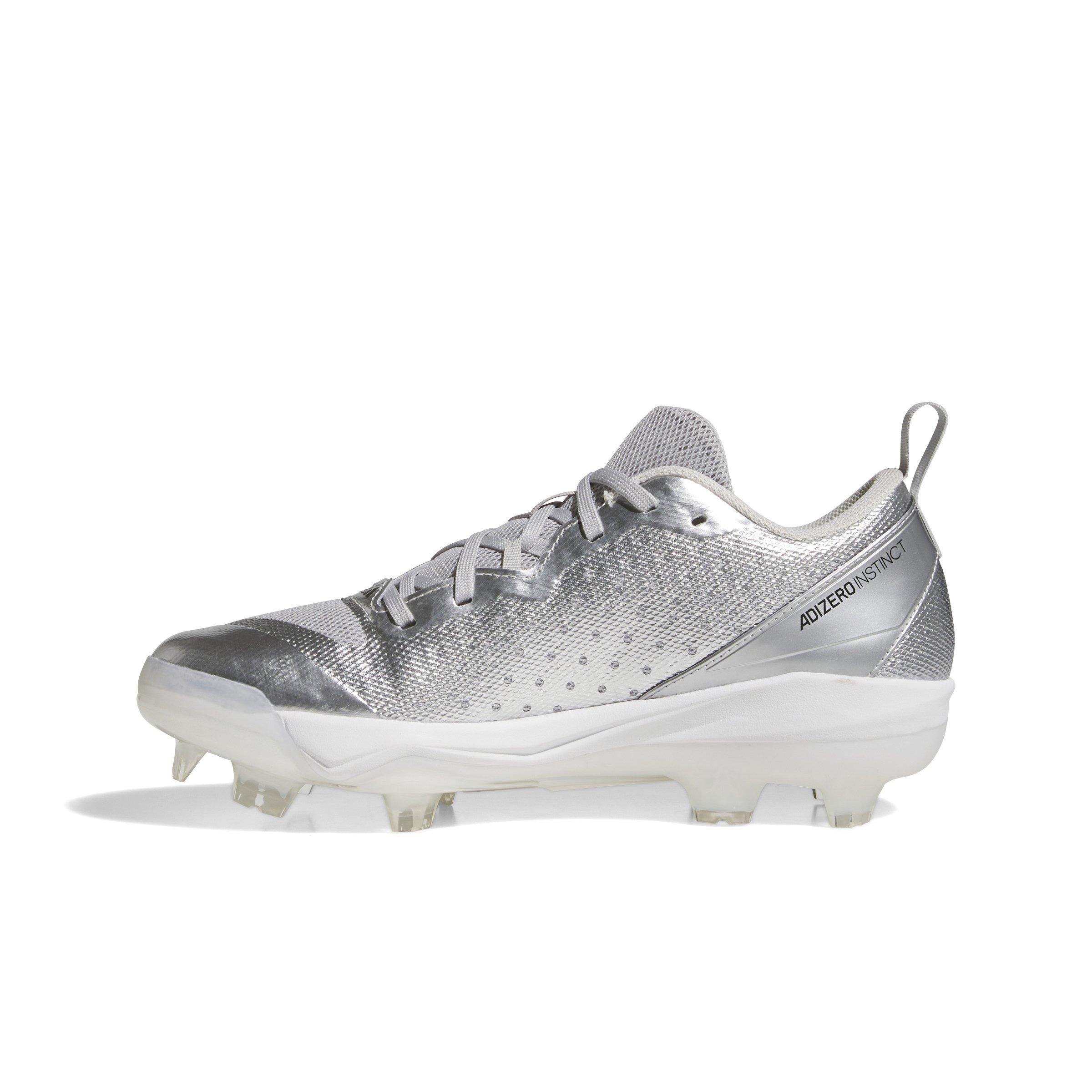 adidas Adizero Instinct TPU Silver Speed "Silver Metallic/Black/Grey Two" Women's Softball Cleat - SILVER/BLACK/GREY Thumbnail View 2