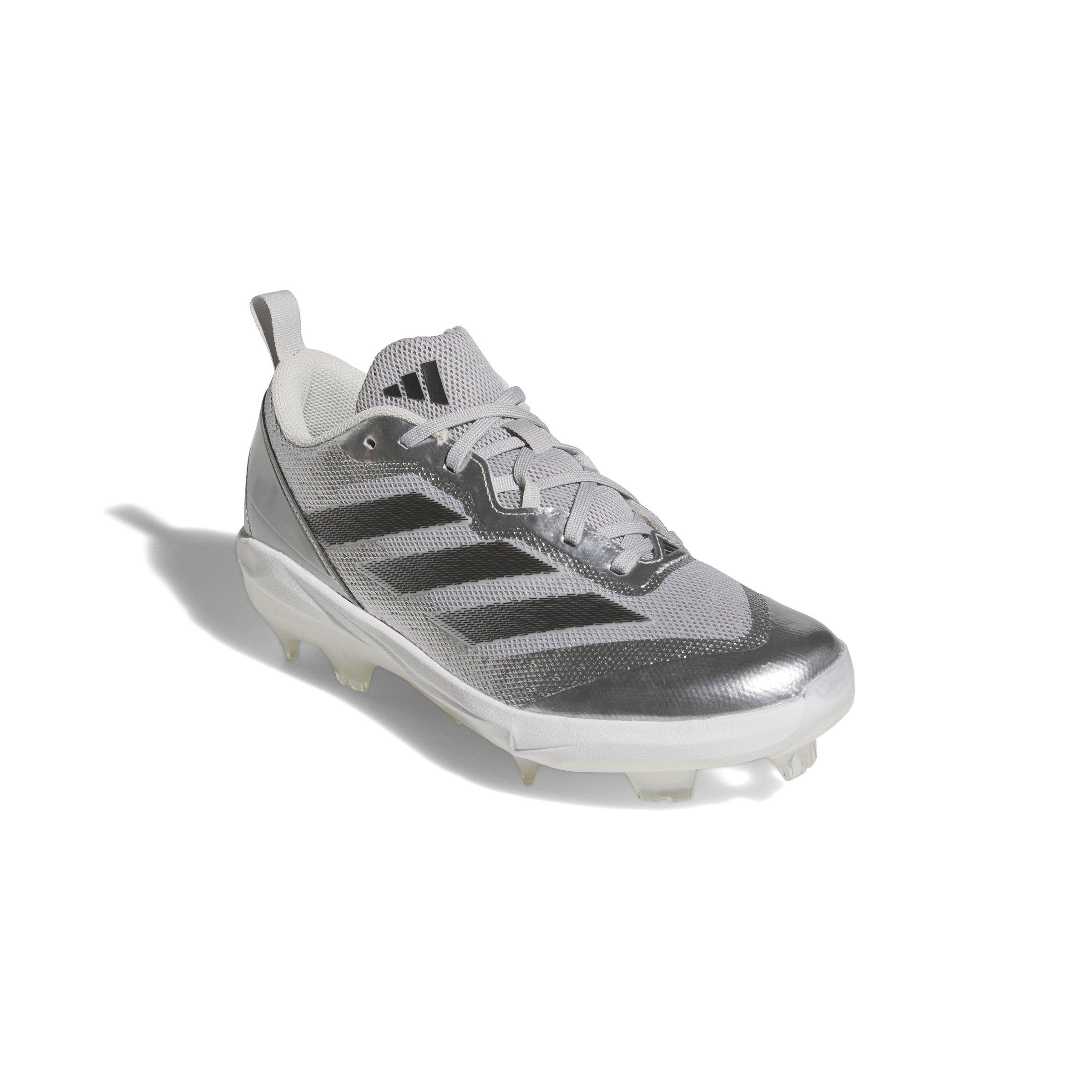 adidas Adizero Instinct TPU Silver Speed "Silver Metallic/Black/Grey Two" Women's Softball Cleat - SILVER/BLACK/GREY Thumbnail View 3