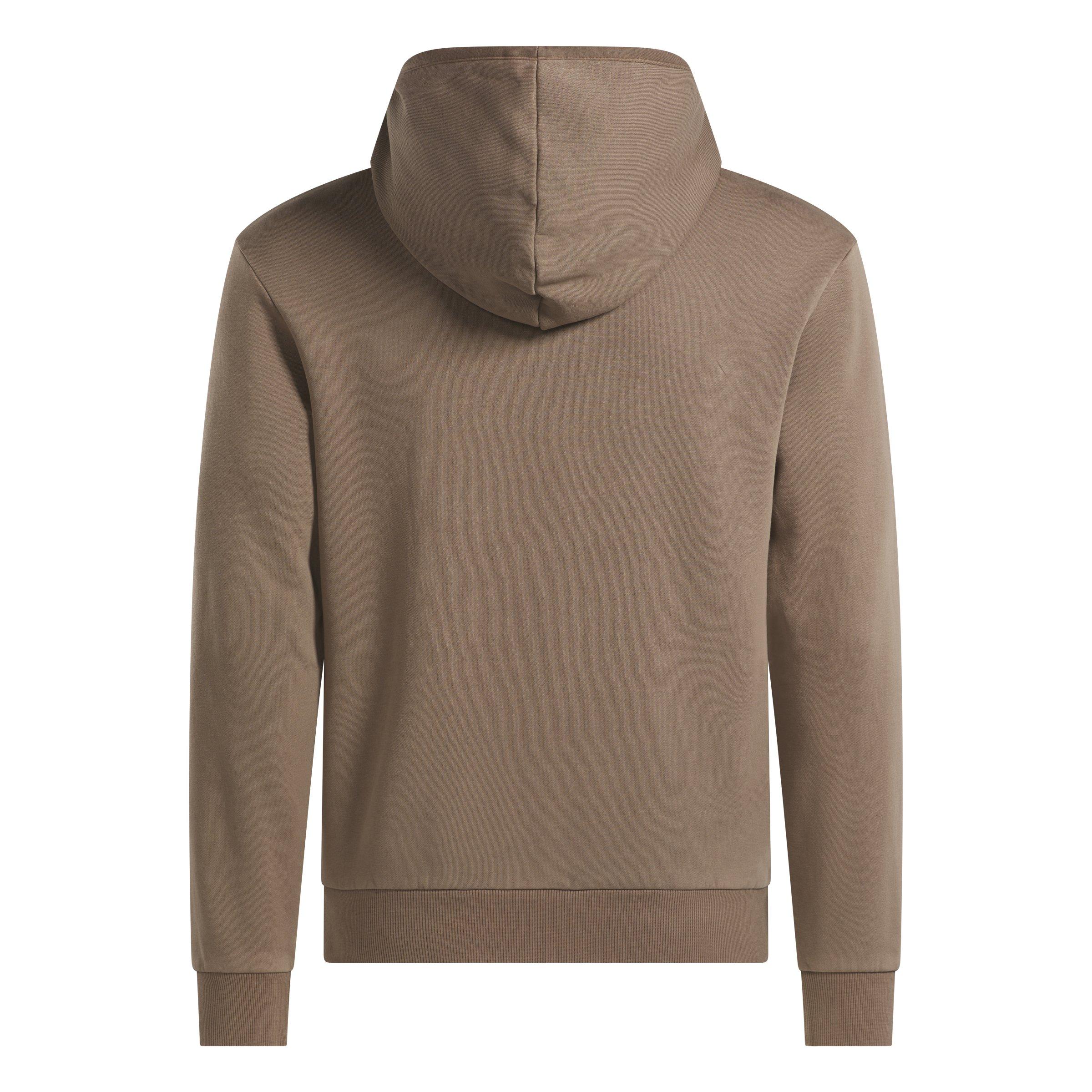 Reebok Men's Identity Washed Hoodie-Brown - BROWN Thumbnail View 5