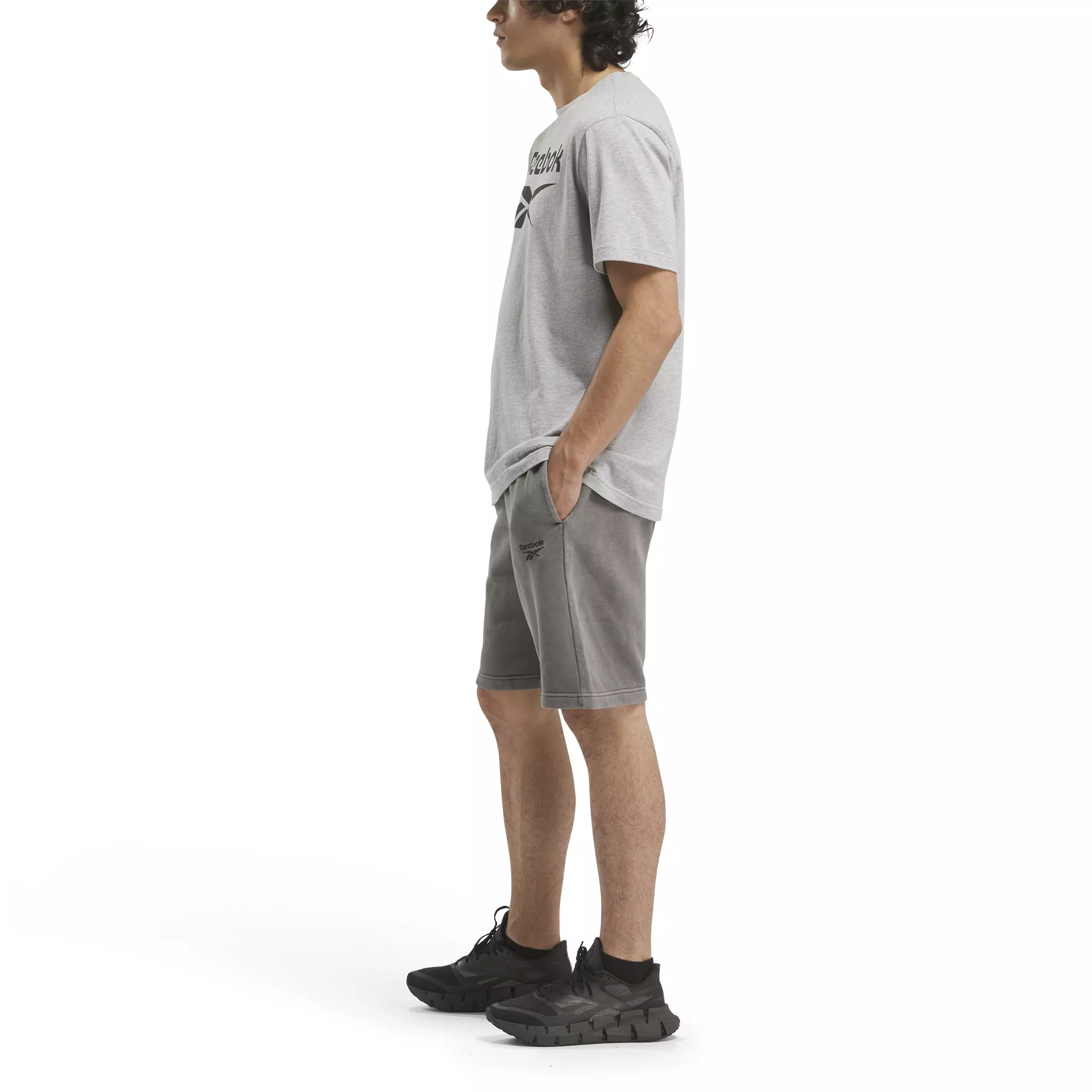 Reebok Men's Identity Washed Shorts - BLACK