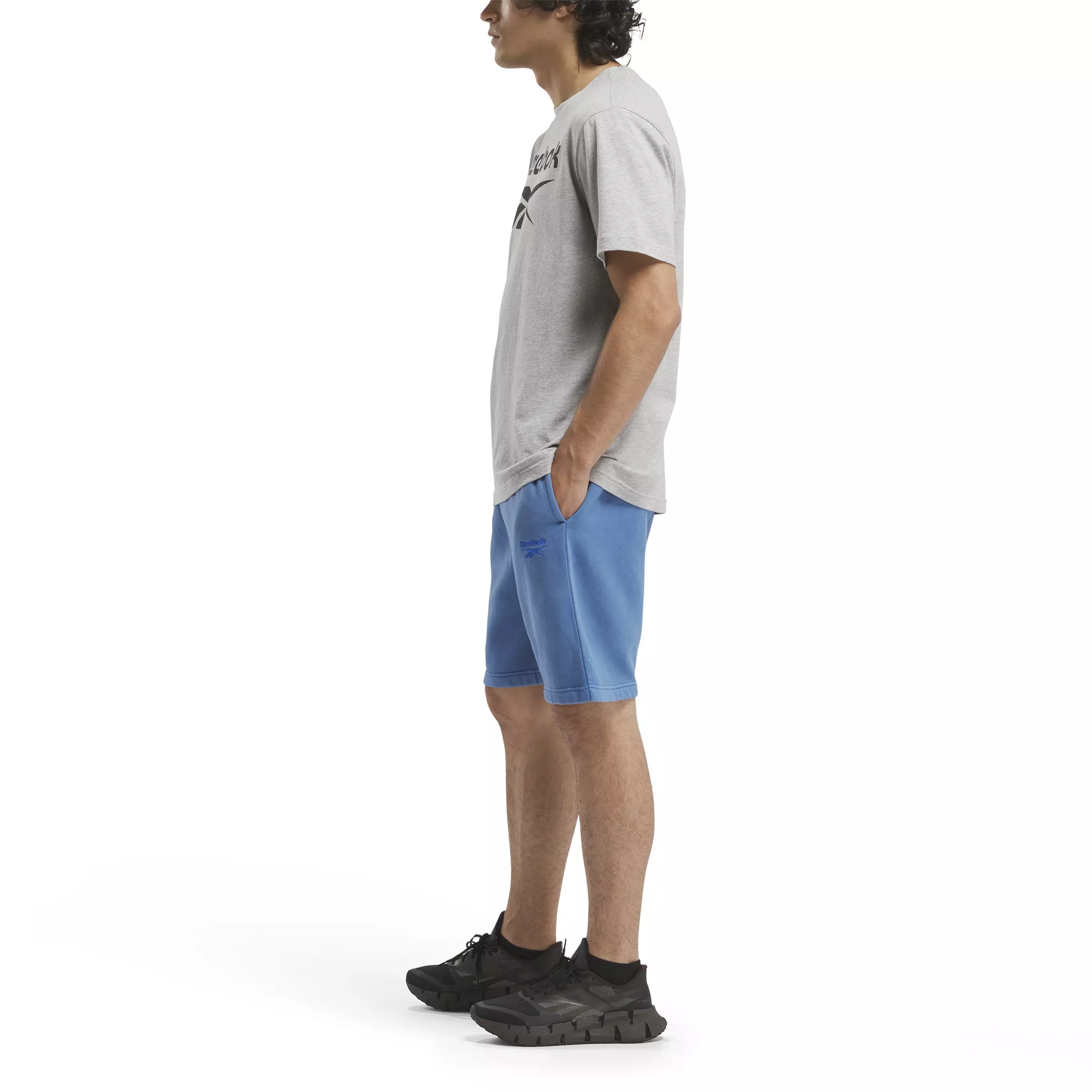 Reebok Men's Identity Washed Shorts - BLUE