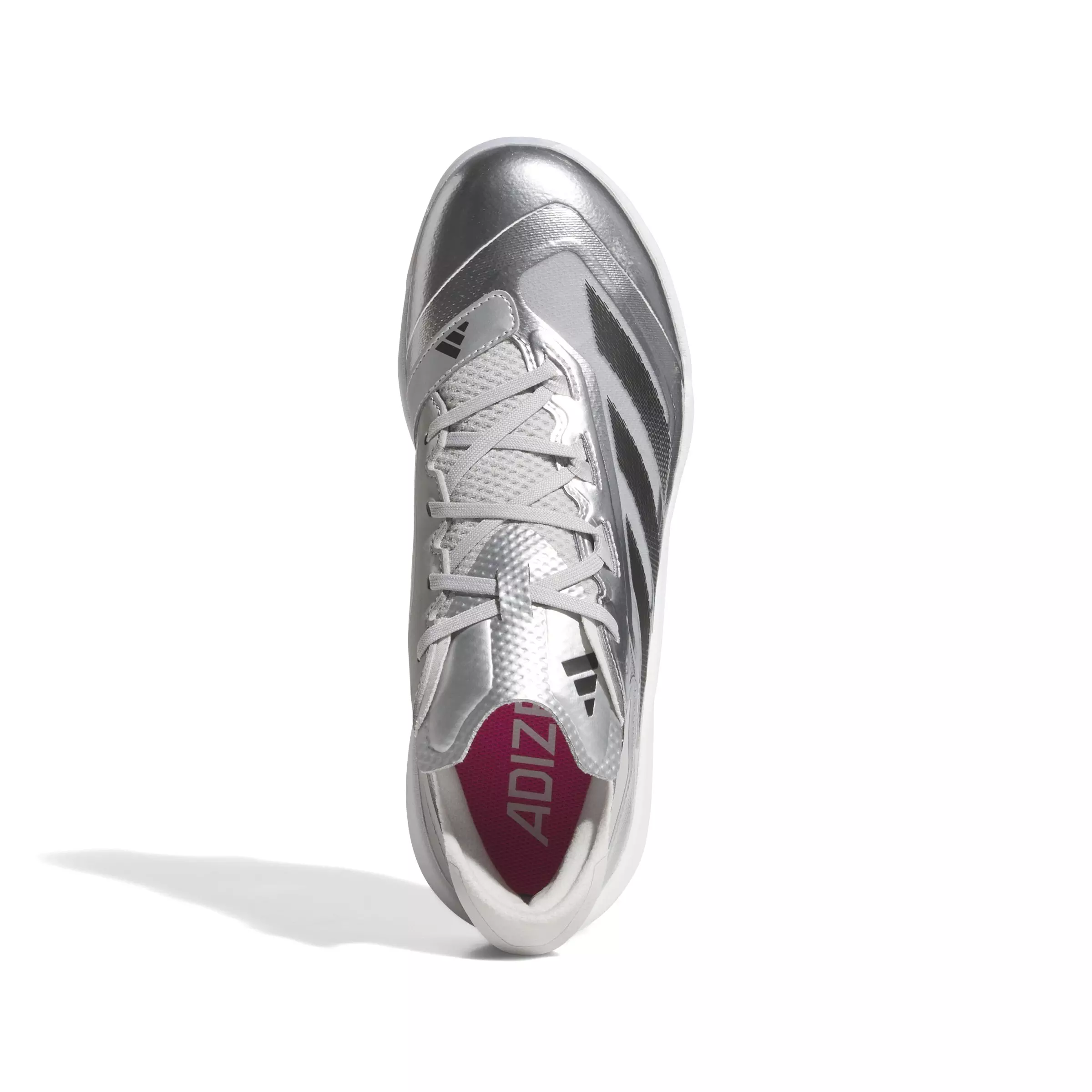 adidas Adizero Impact TPU Silver Speed BSB "Silver Metallic/Black/Grey Two" Men's Baseball Cleat - SILVER/BLACK/GREY
