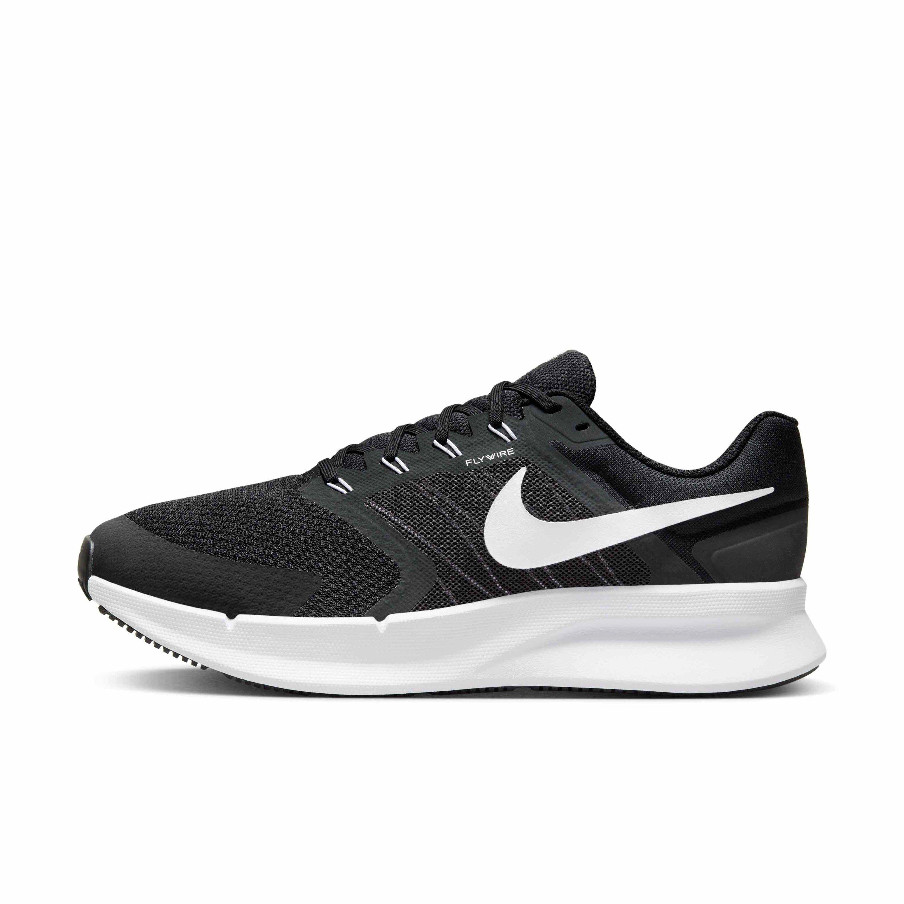 Nike Run Swift 3 "Black/Dark Smoke Grey/White" Men's Wide Running Shoe - BLACK/DK GREY/WHITE Thumbnail View 2