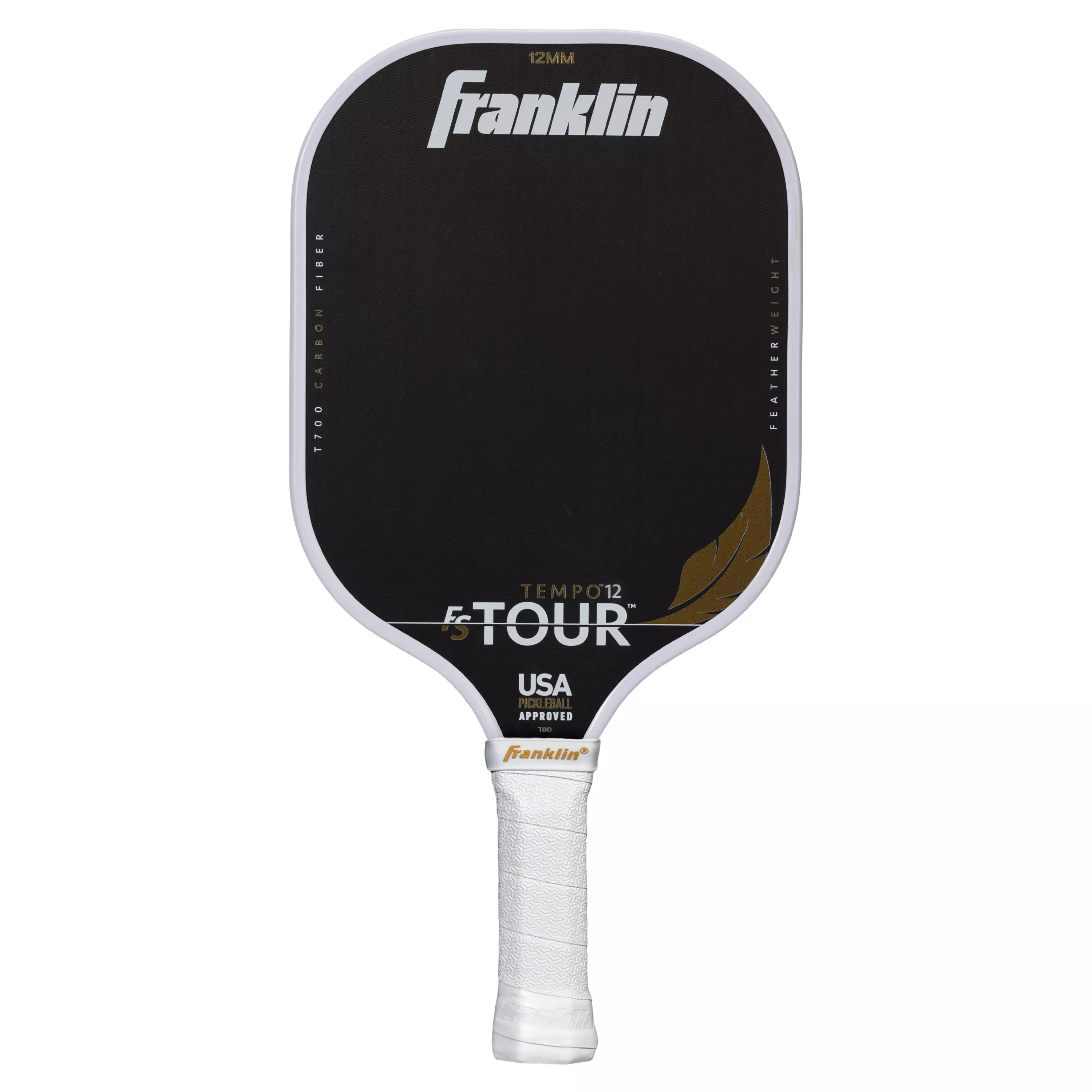 Franklin Sports Adult FS Tour Tempo Featherweight Pro Pickleball Paddle - BLACK/WHITE