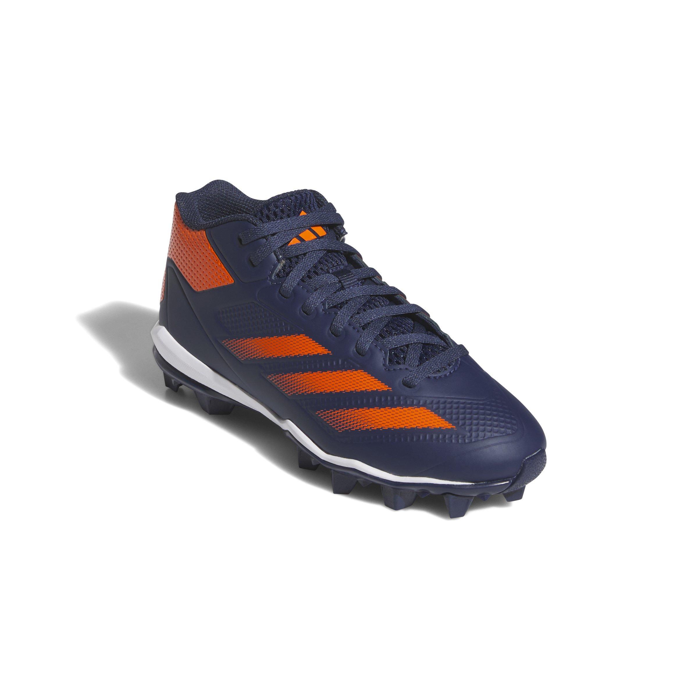 adidas Adizero Impact Molded Grade School Boys' "Team Navy Blue 2/Team Orange" Baseball Cleat