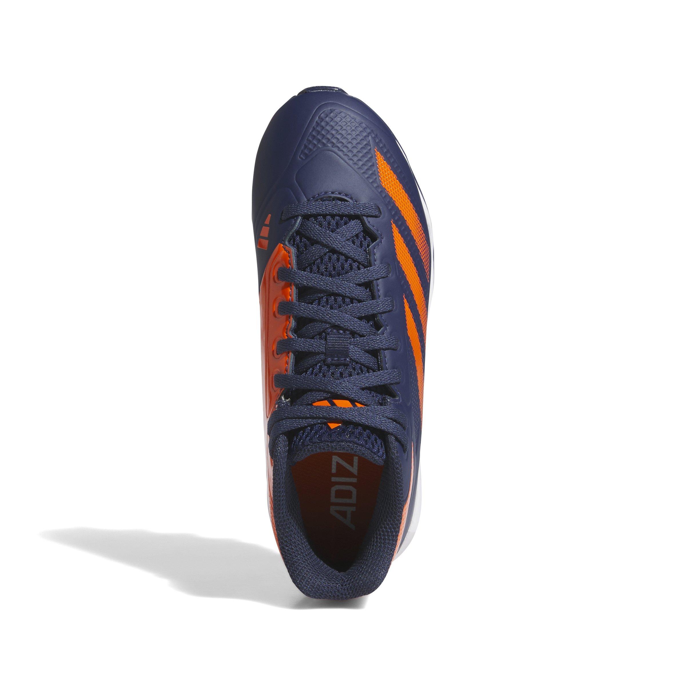 adidas Adizero Impact Molded Grade School Boys' "Team Navy Blue 2/Team Orange" Baseball Cleat