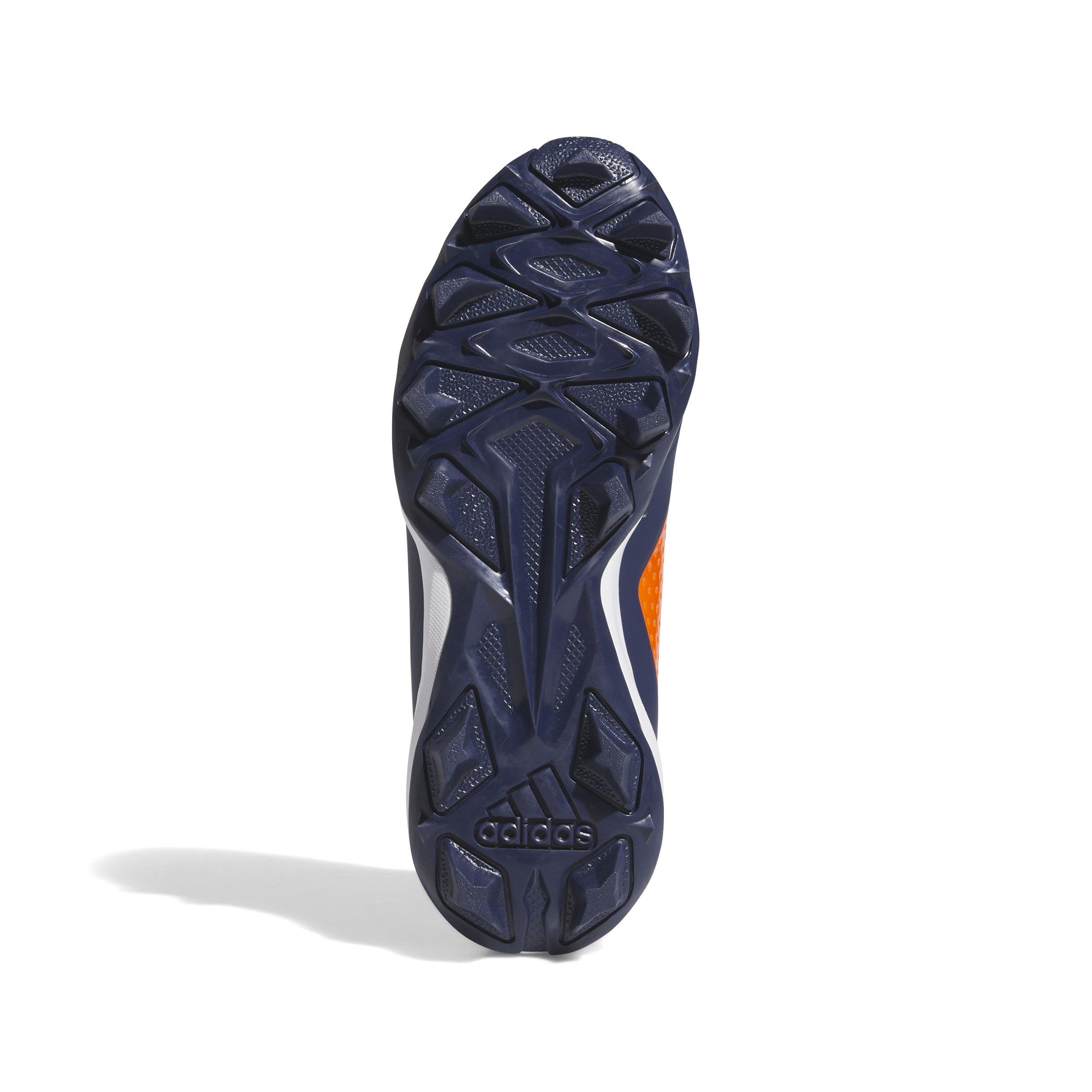 adidas Adizero Impact Molded Grade School Boys' "Team Navy Blue 2/Team Orange" Baseball Cleat