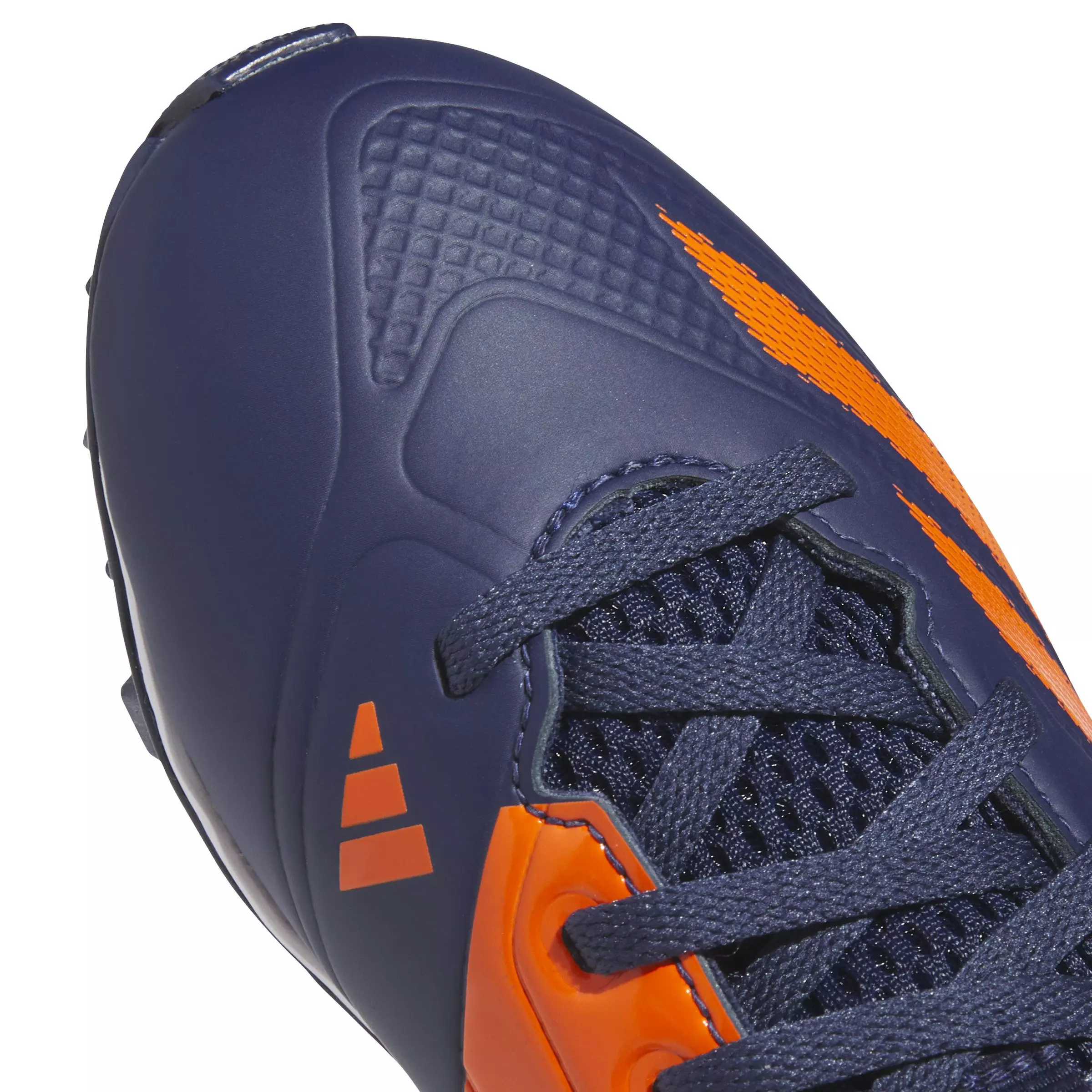 adidas Adizero Impact Molded "Team Navy Blue 2/Team Orange" Grade School Boys' Baseball Cleat - NAVY/ORANGE/ORANGE