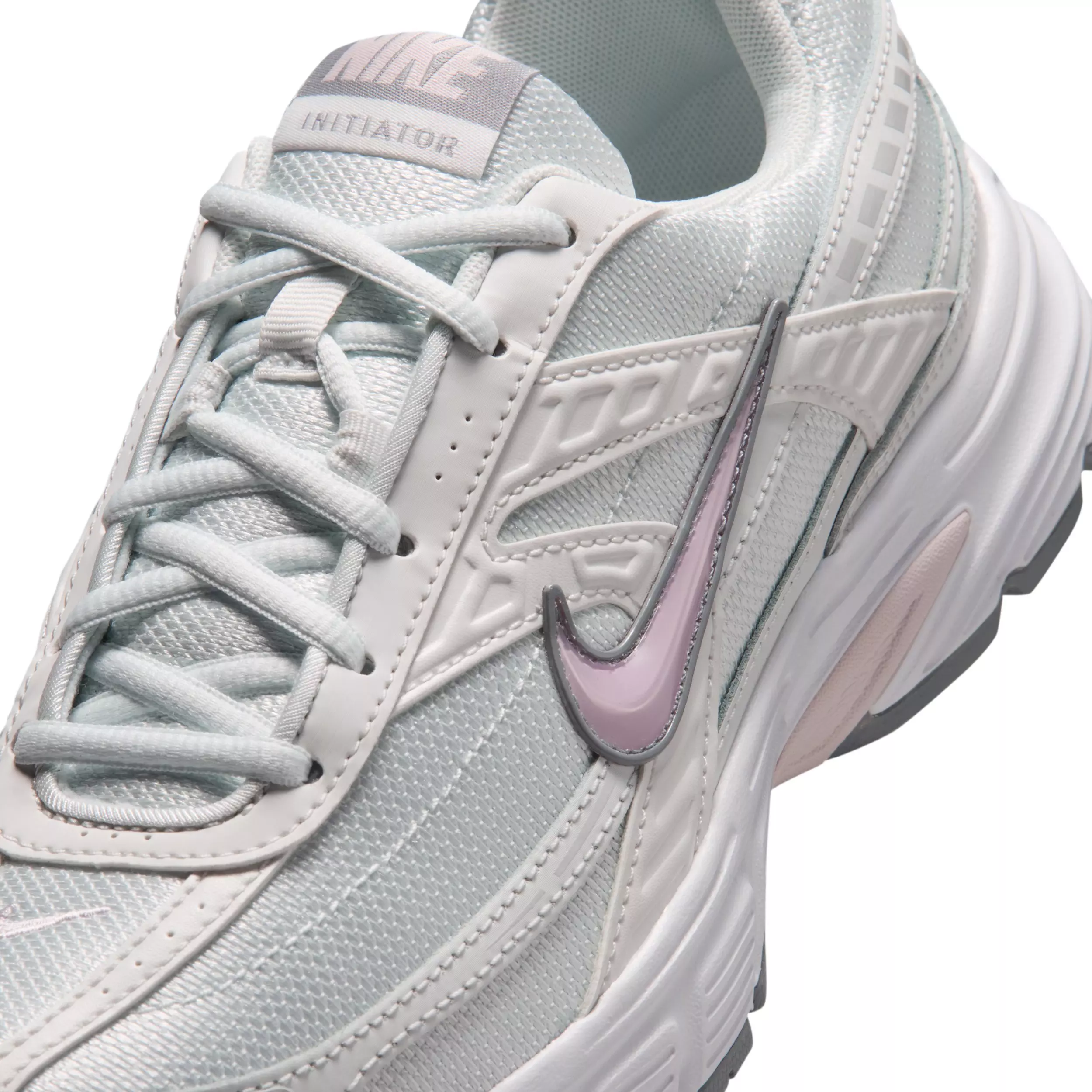 Nike Initiator "Summit White/Off White/Light Magenta/Bleached Lilac" Women's Shoe - WHITE/OFF WHITE/LT MAGENTA/LILAC