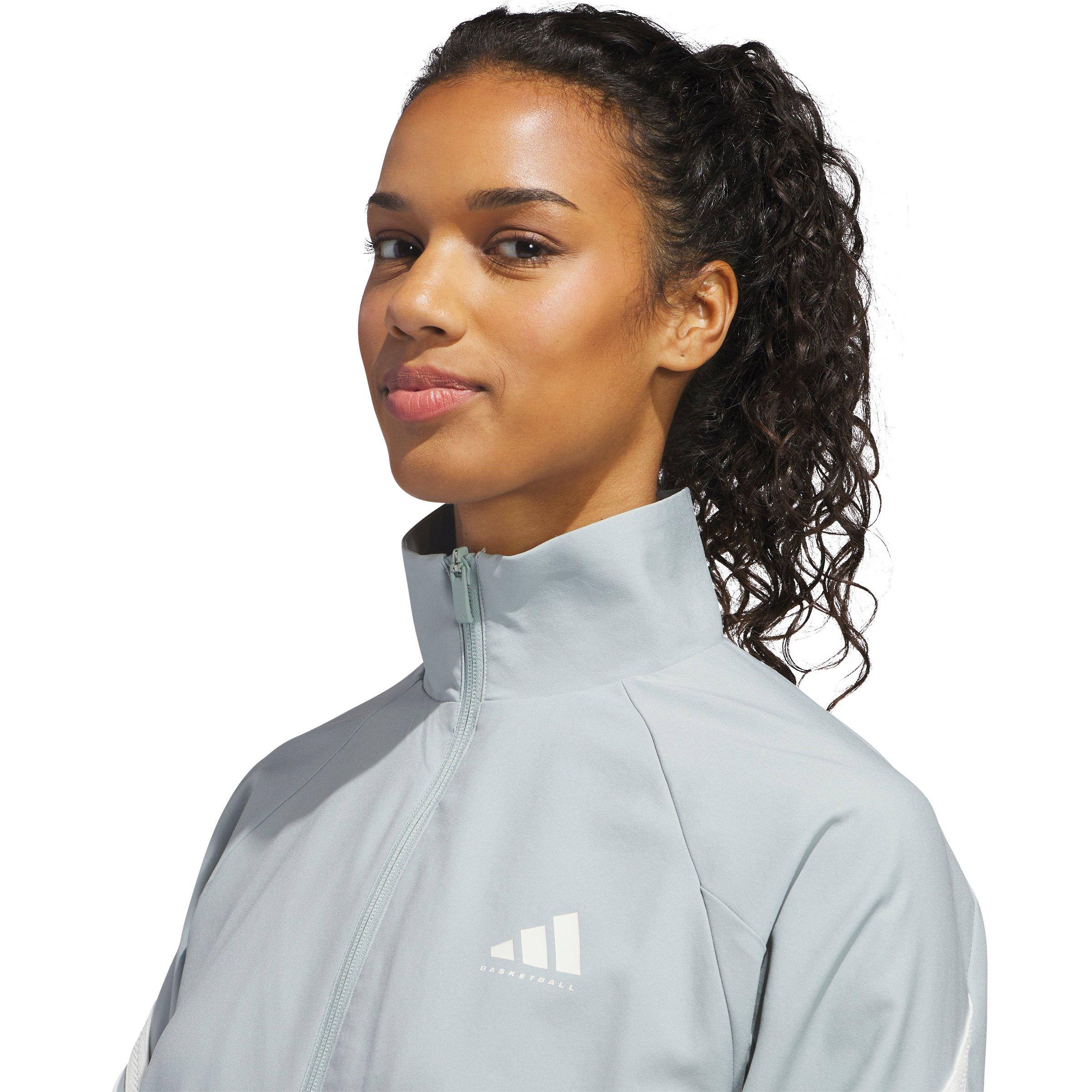 adidas Women's Crazy Lite Full-Zip Jacket - Sage Green - SAGE GREEN Thumbnail View 3