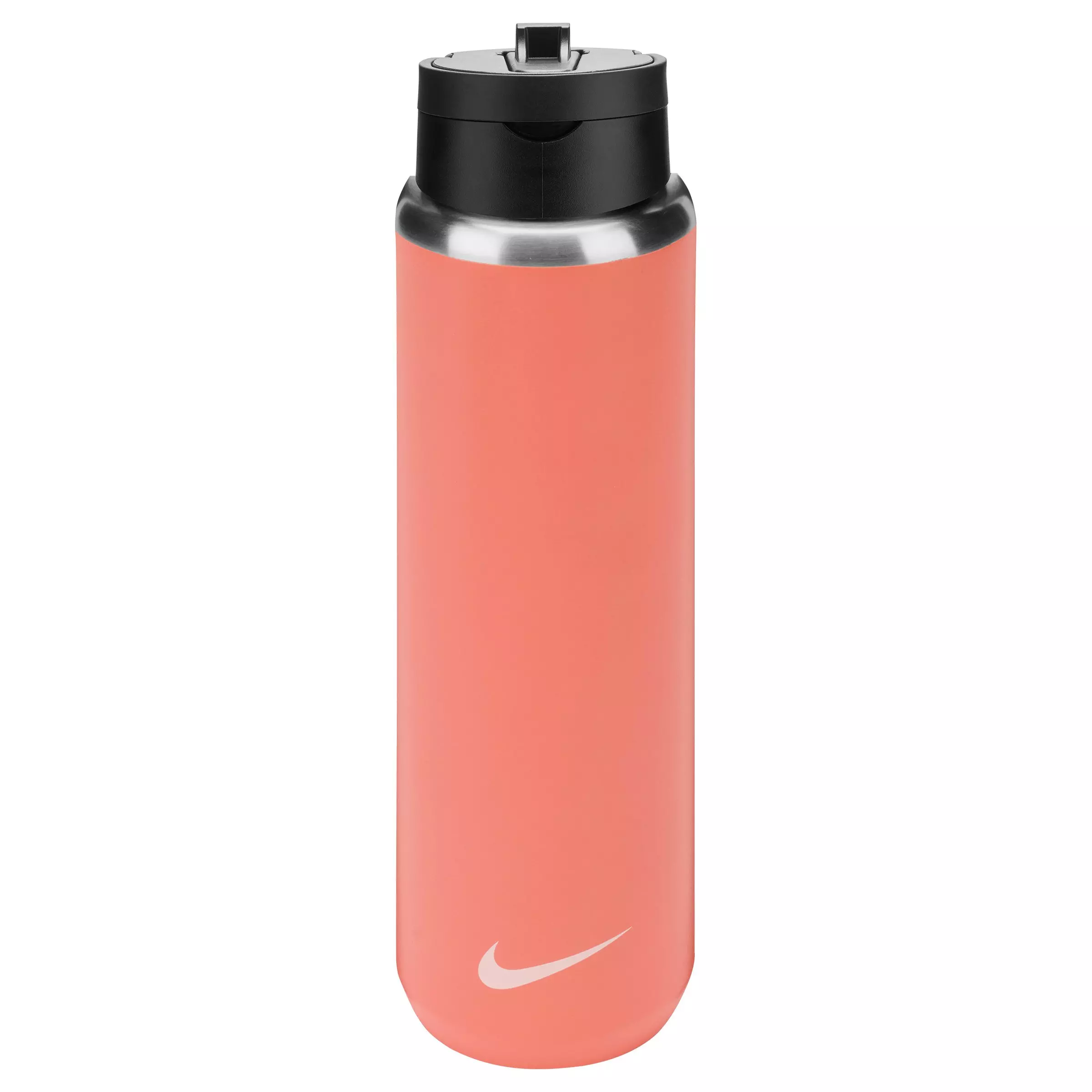 Nike Stainless Steel Recharge 24oz Straw Water Bottle - ORANGE/BLACK