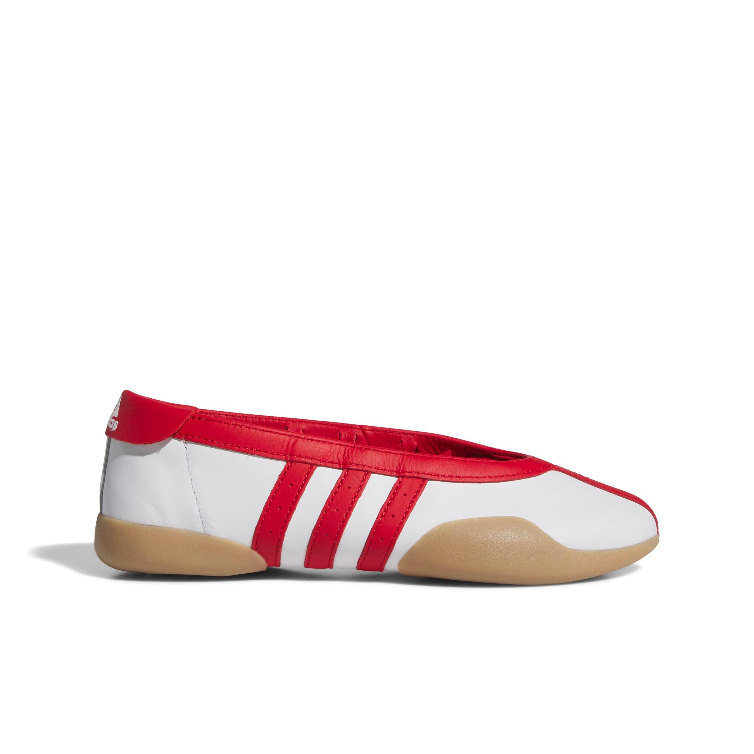adidas Taekwondo Mei "Ftwr White/Better Scarlet/Gum 3" Women's Shoe - WHITE/SCARLET/GUM Thumbnail View 1