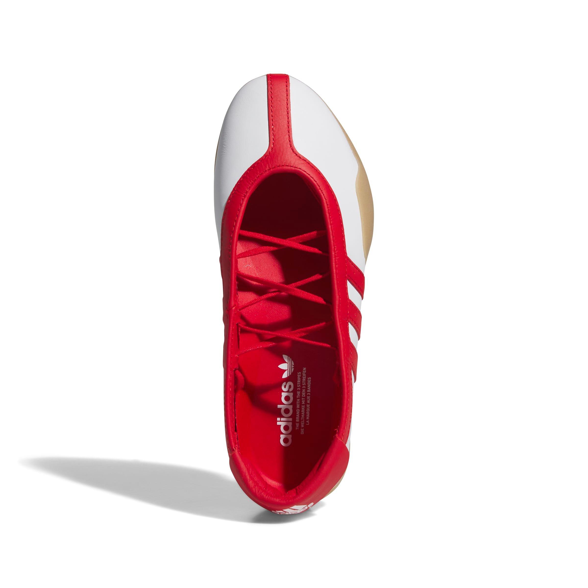 adidas Taekwondo Mei "Ftwr White/Better Scarlet/Gum 3" Women's Shoe - WHITE/SCARLET/GUM Thumbnail View 5