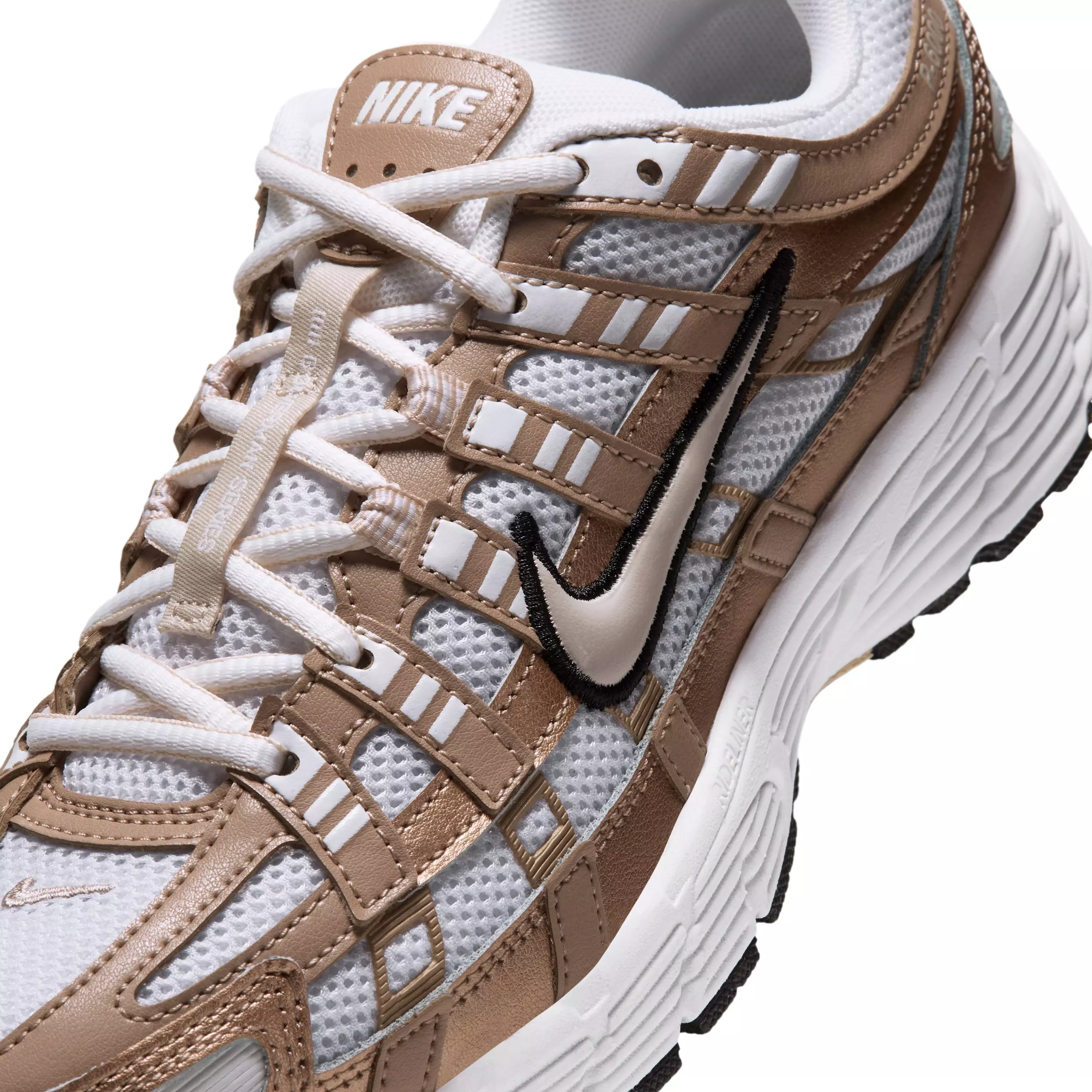Nike P-6000 "White/Blur/Black/Sanddrift" Women's Shoe - WHITE/BLUR/BLACK/SANDDRIFT