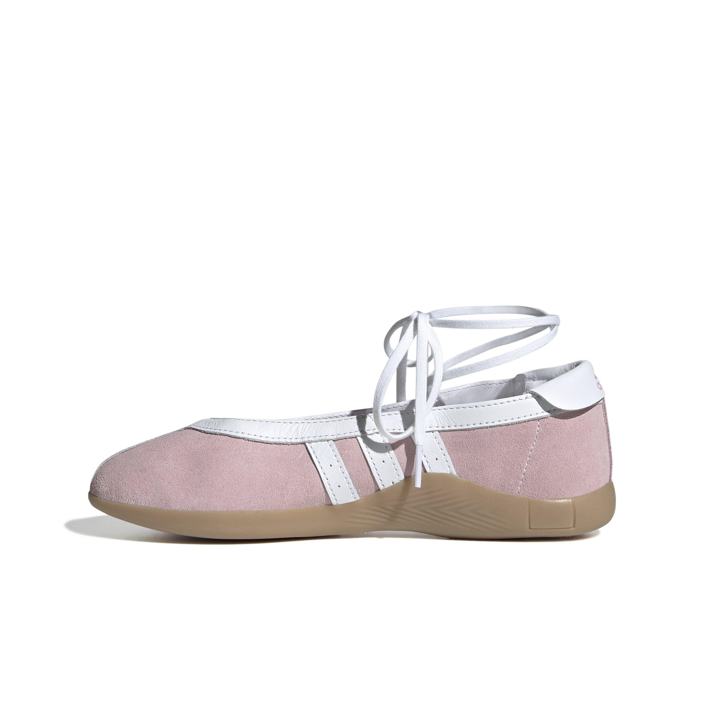 adidas Taekwondo Mei "Clear Pink/Ftwr White/Gum 3" Women's Ballet Shoe - PINK/WHITE/GUM Thumbnail View 2