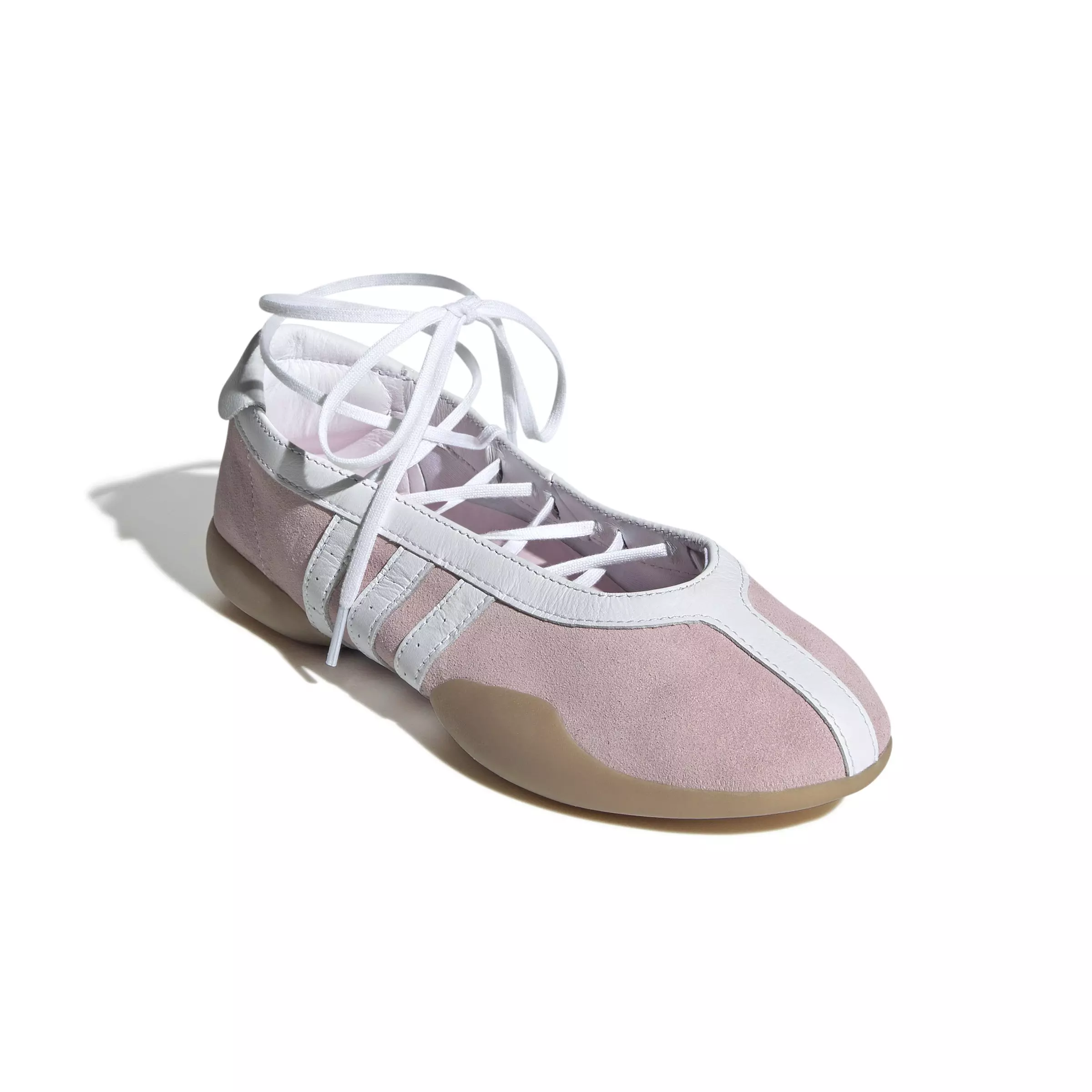 adidas Taekwondo Mei "Clear Pink/Ftwr White/Gum 3" Women's Ballet Shoe - PINK/WHITE/GUM