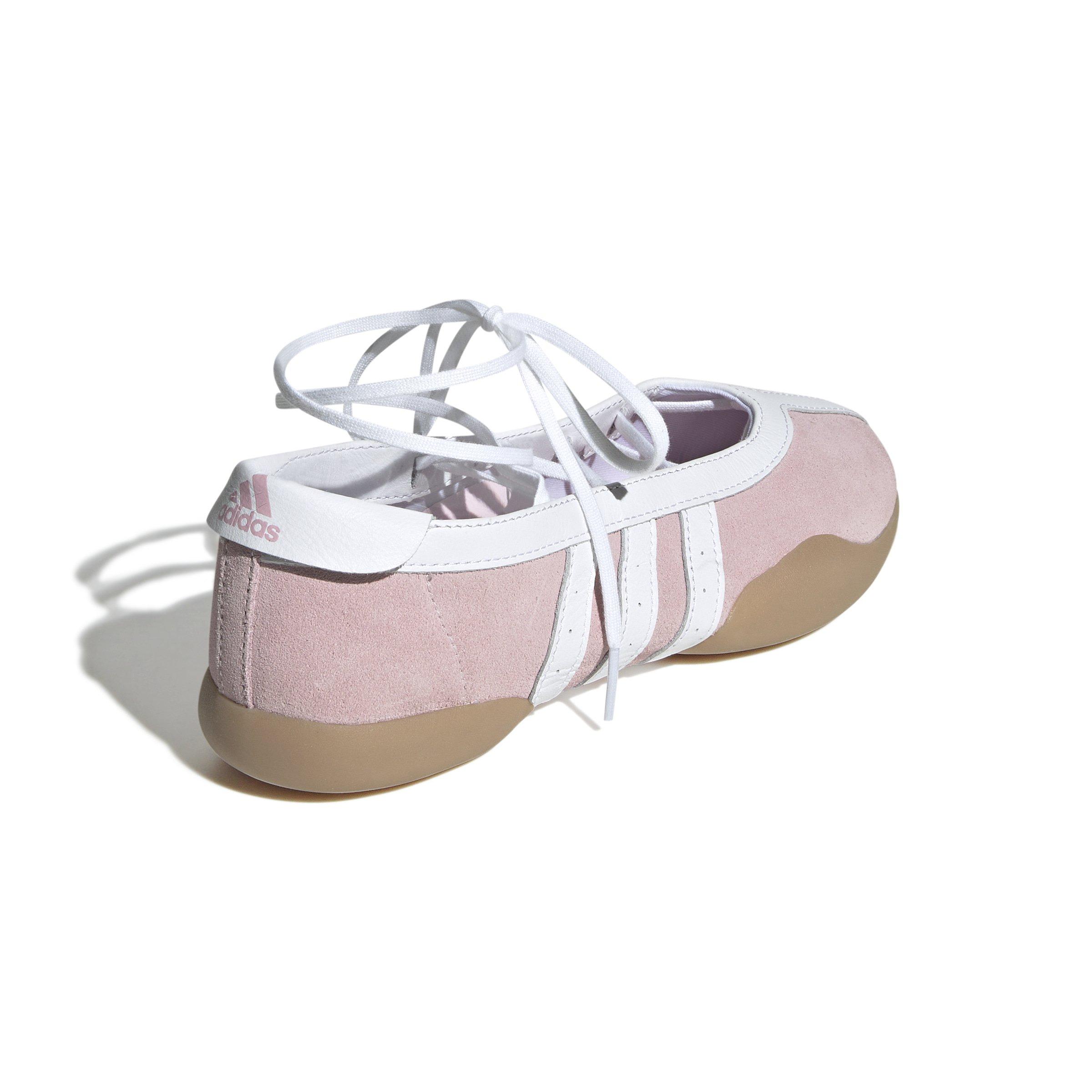 adidas Taekwondo Mei "Clear Pink/Ftwr White/Gum 3" Women's Ballet Shoe - PINK/WHITE/GUM Thumbnail View 4
