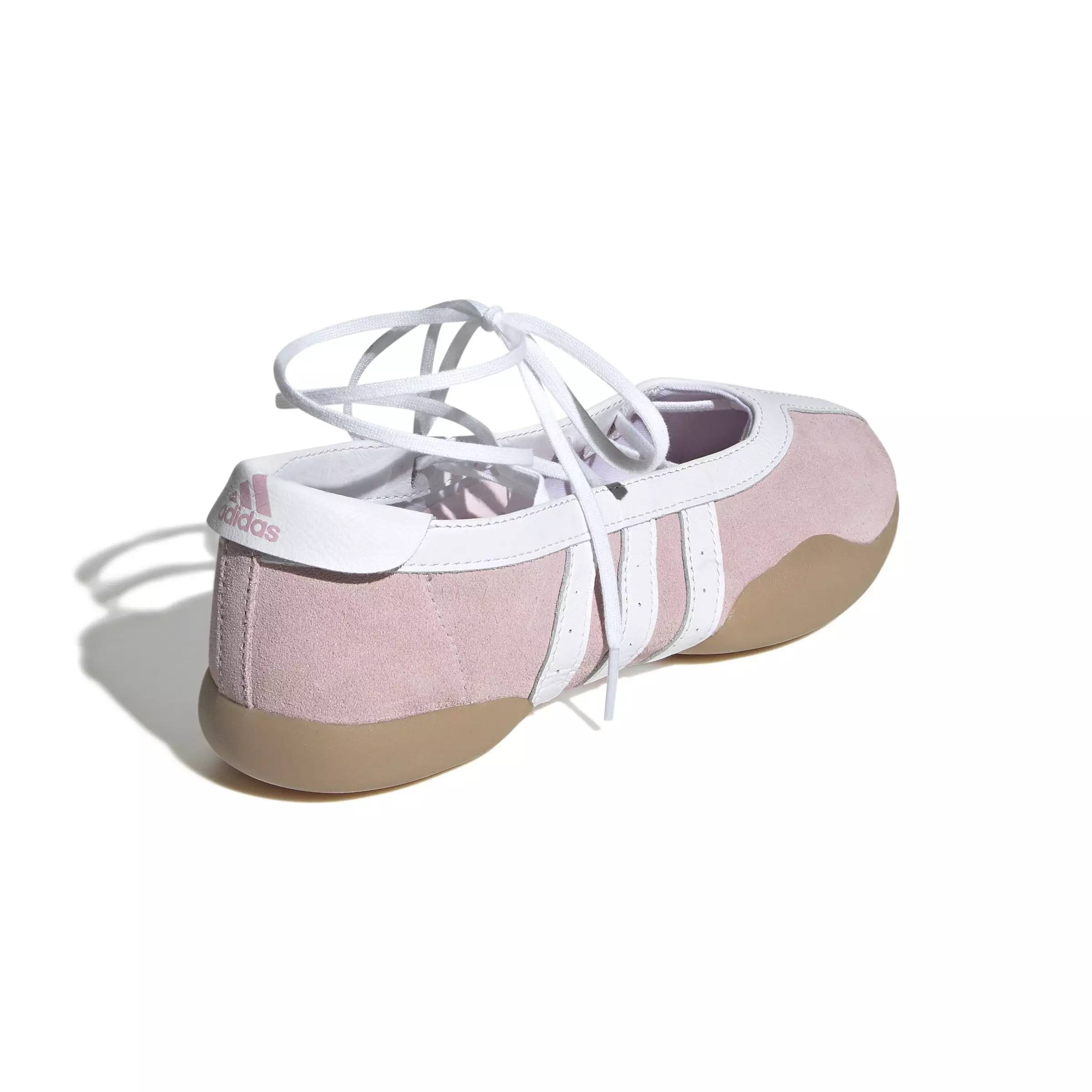 adidas Taekwondo Mei "Clear Pink/Ftwr White/Gum 3" Women's Ballet Shoe - PINK/WHITE/GUM