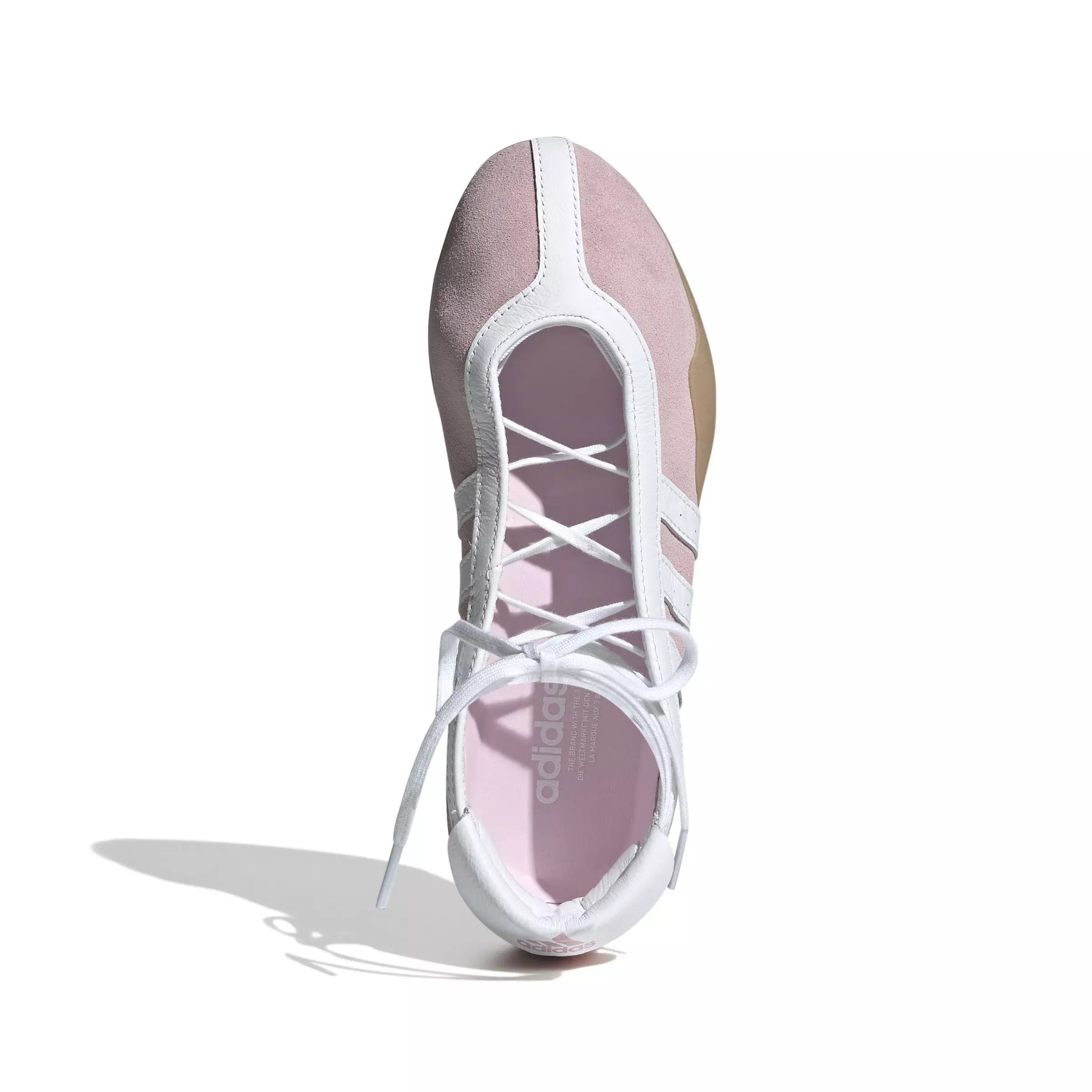 adidas Taekwondo Mei "Clear Pink/Ftwr White/Gum 3" Women's Ballet Shoe - PINK/WHITE/GUM