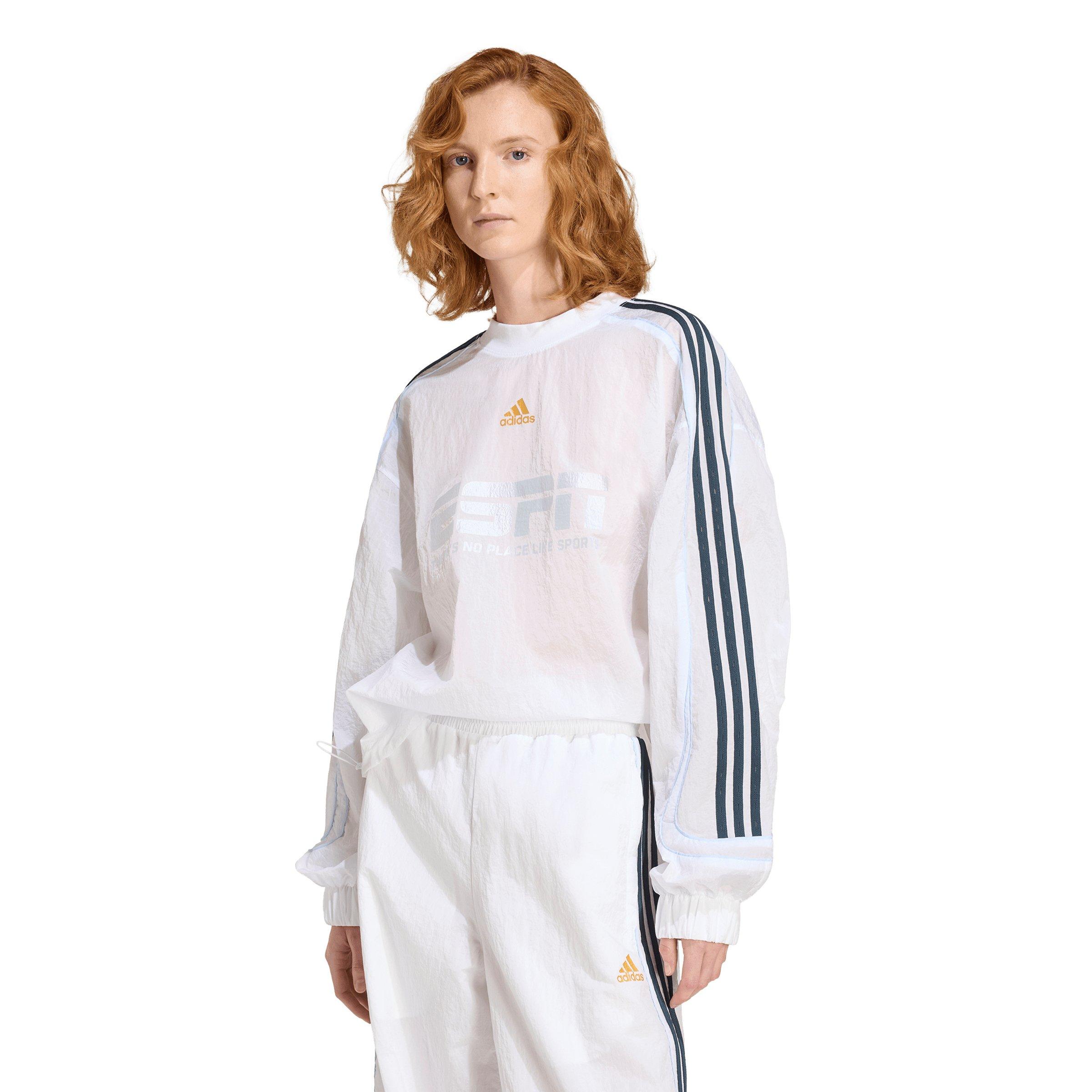 adidas Originals Women's Teamgeist 2.0 Sweatshirt - White - WHITE Thumbnail View 1