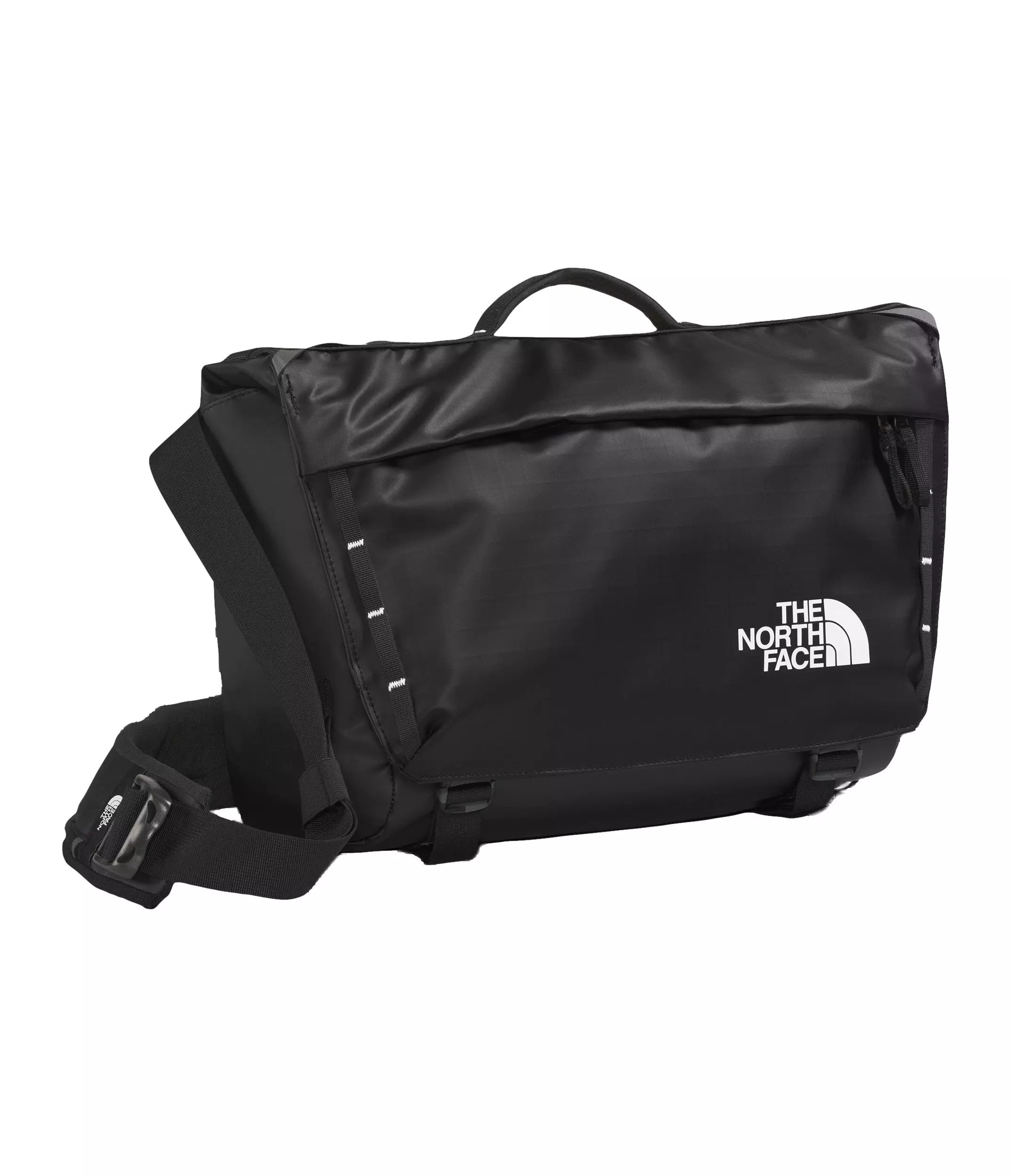 The North Face Base Camp Voyager Messenger Bag - Black/White - BLACK/WHITE
