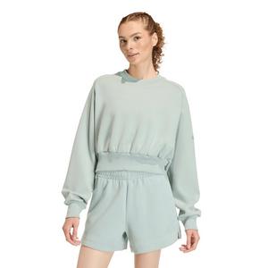 adidas Women's Soft Lux Loose Sweatshirt - Sage Green