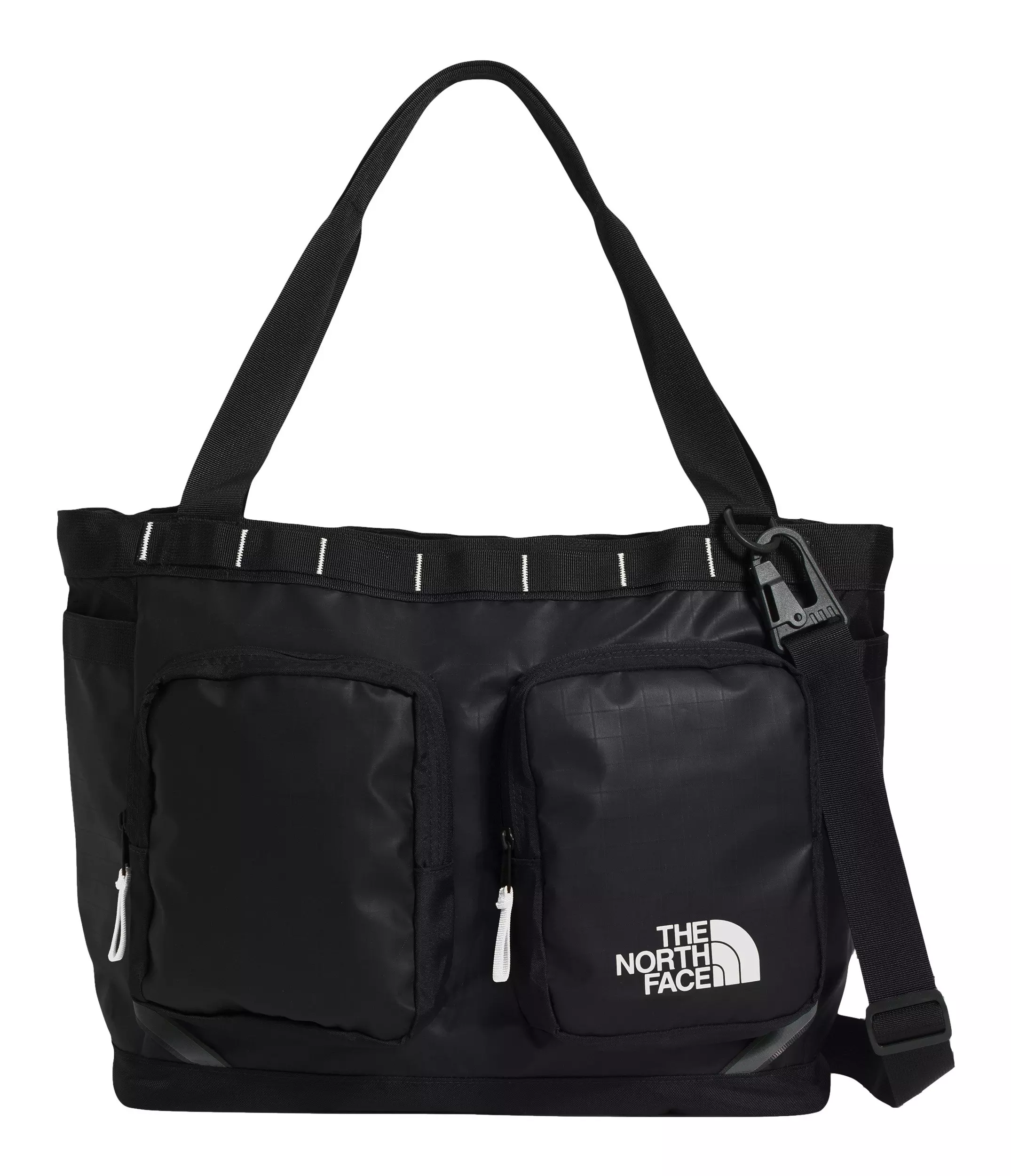 The North Face Base Camp Voyager Tote - Black/White - BLACK/WHITE
