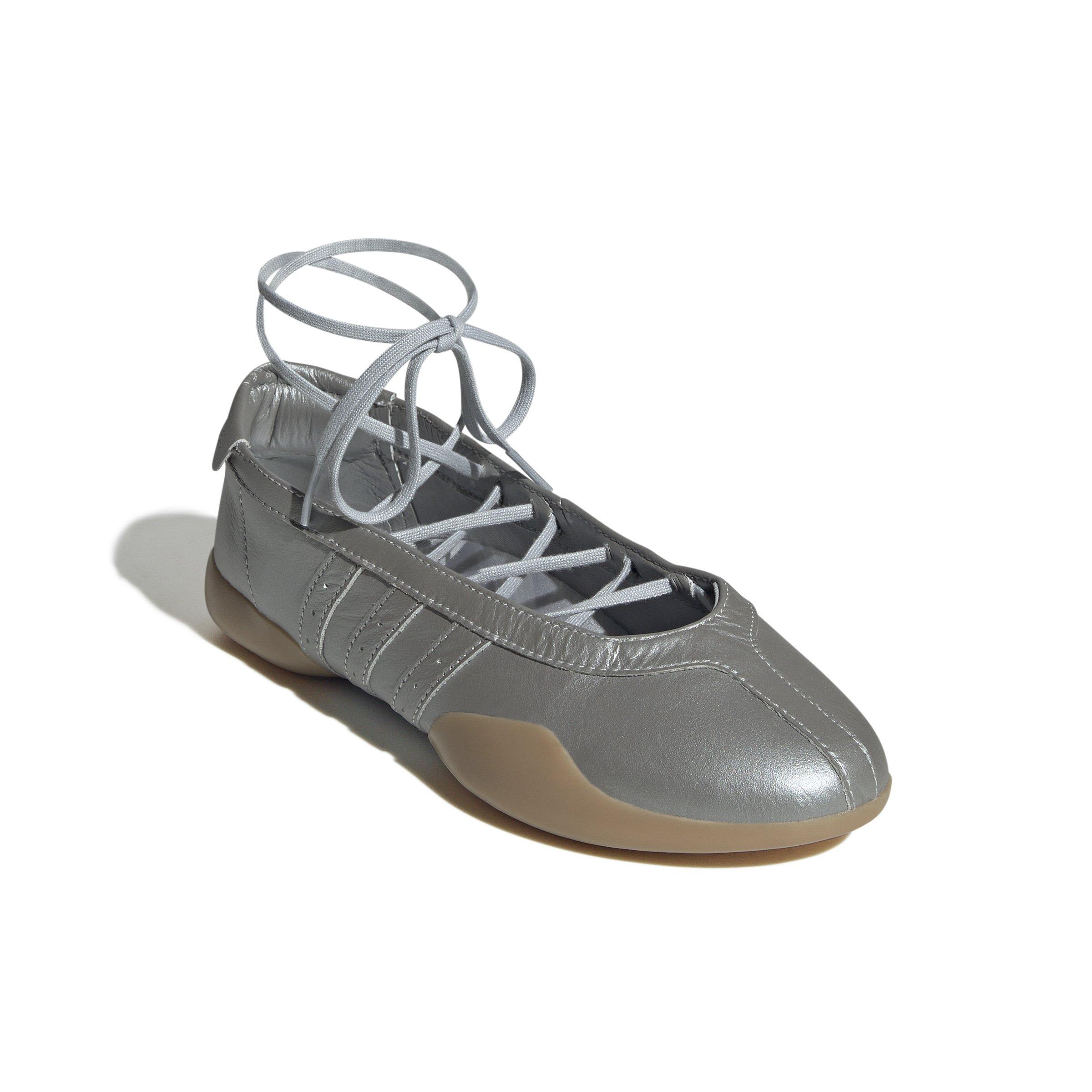 adidas Taekwondo Mei "Silver Metallic/Silver Metallic/Gum 3" Women's Shoe - SILVER/SILVER/GUM Thumbnail View 3