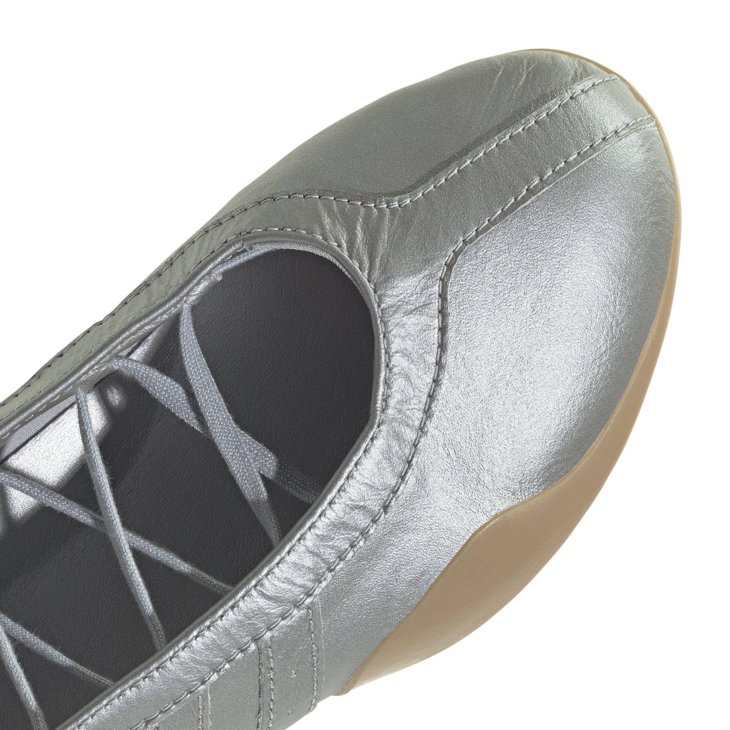 adidas Taekwondo Mei "Silver Metallic/Silver Metallic/Gum 3" Women's Shoe - SILVER/SILVER/GUM Thumbnail View 7