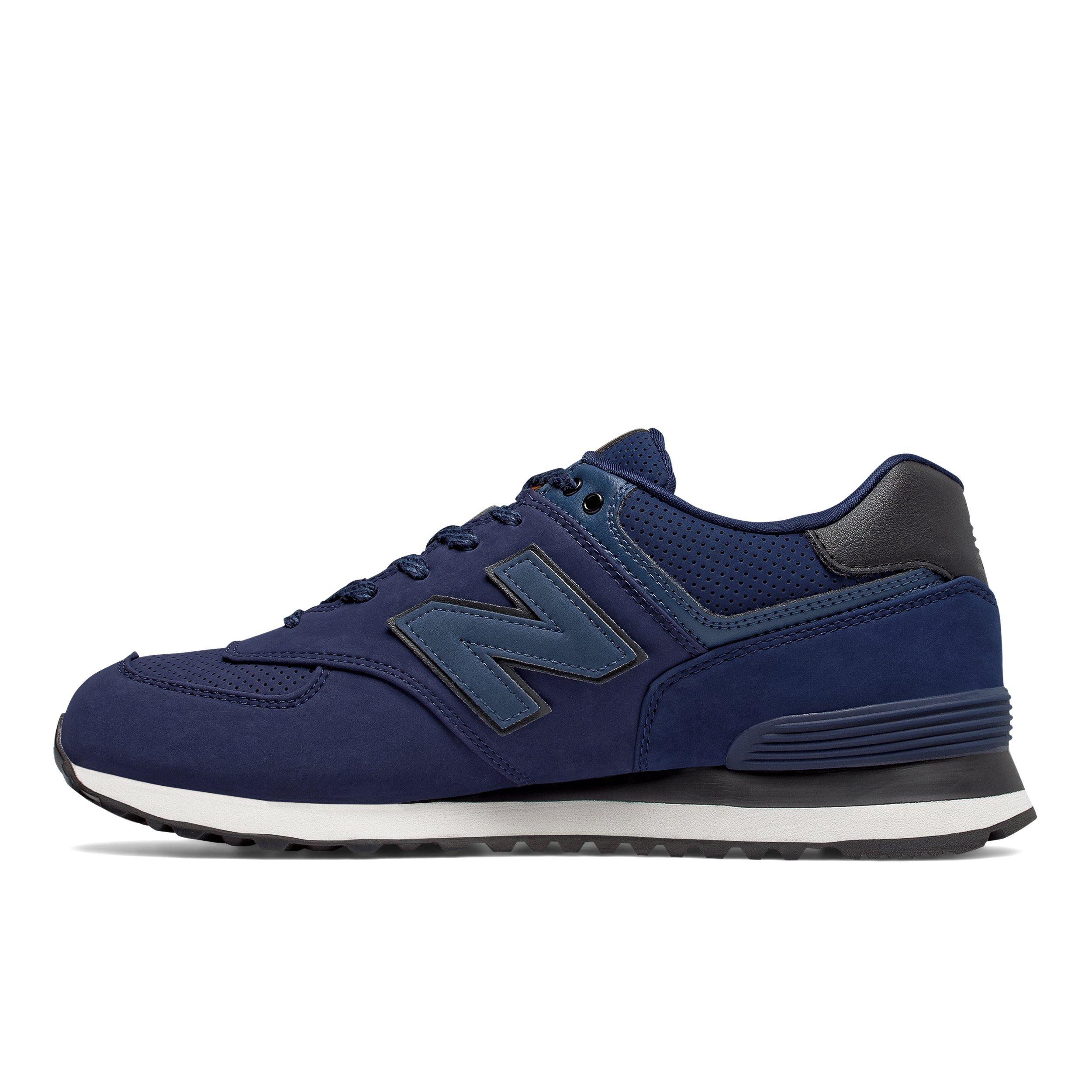 new balance 574 reflective blue
