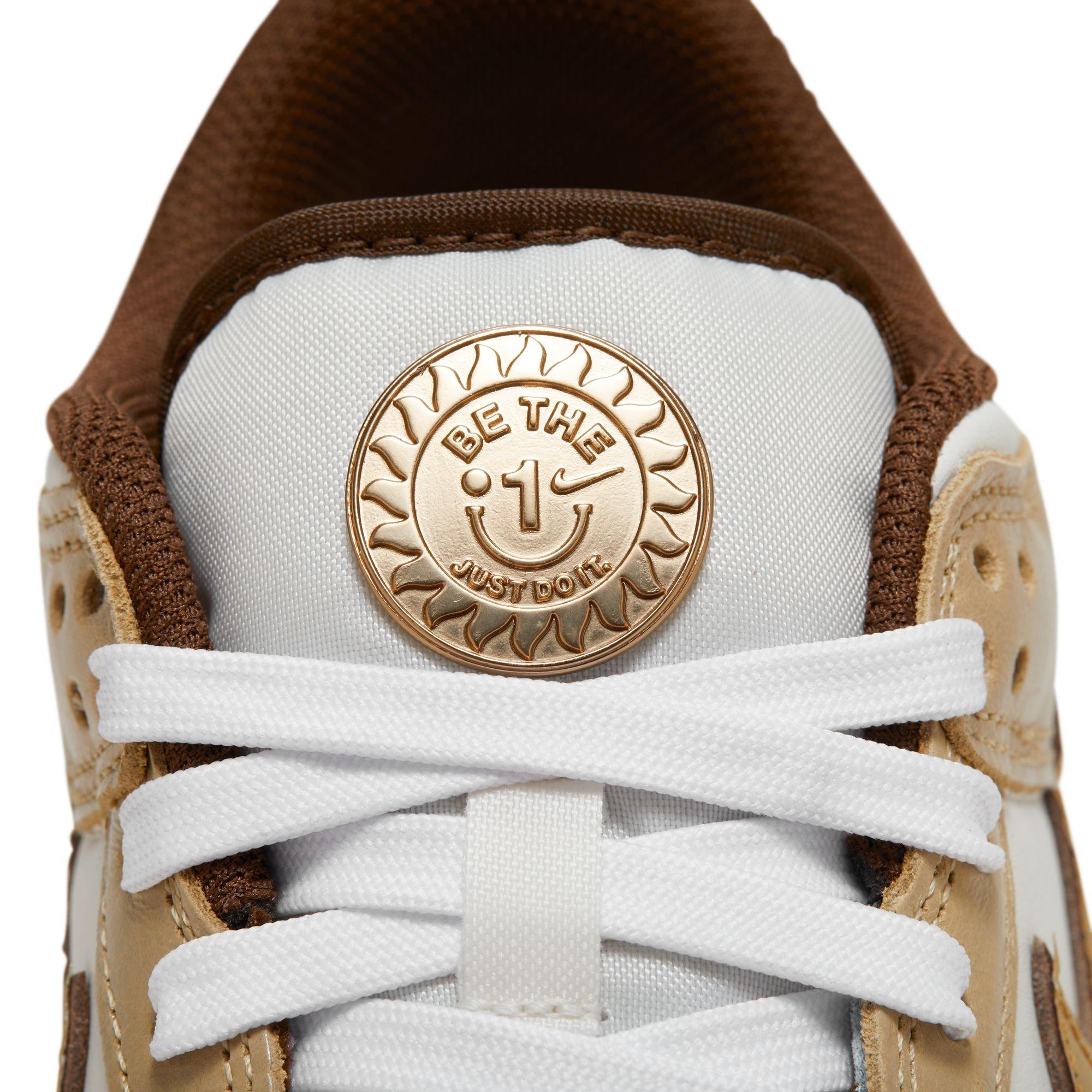 Nike Dunk Low LX "Be the One" Women's Shoe - PHANTOM/METALLIC GOLD/WHITE