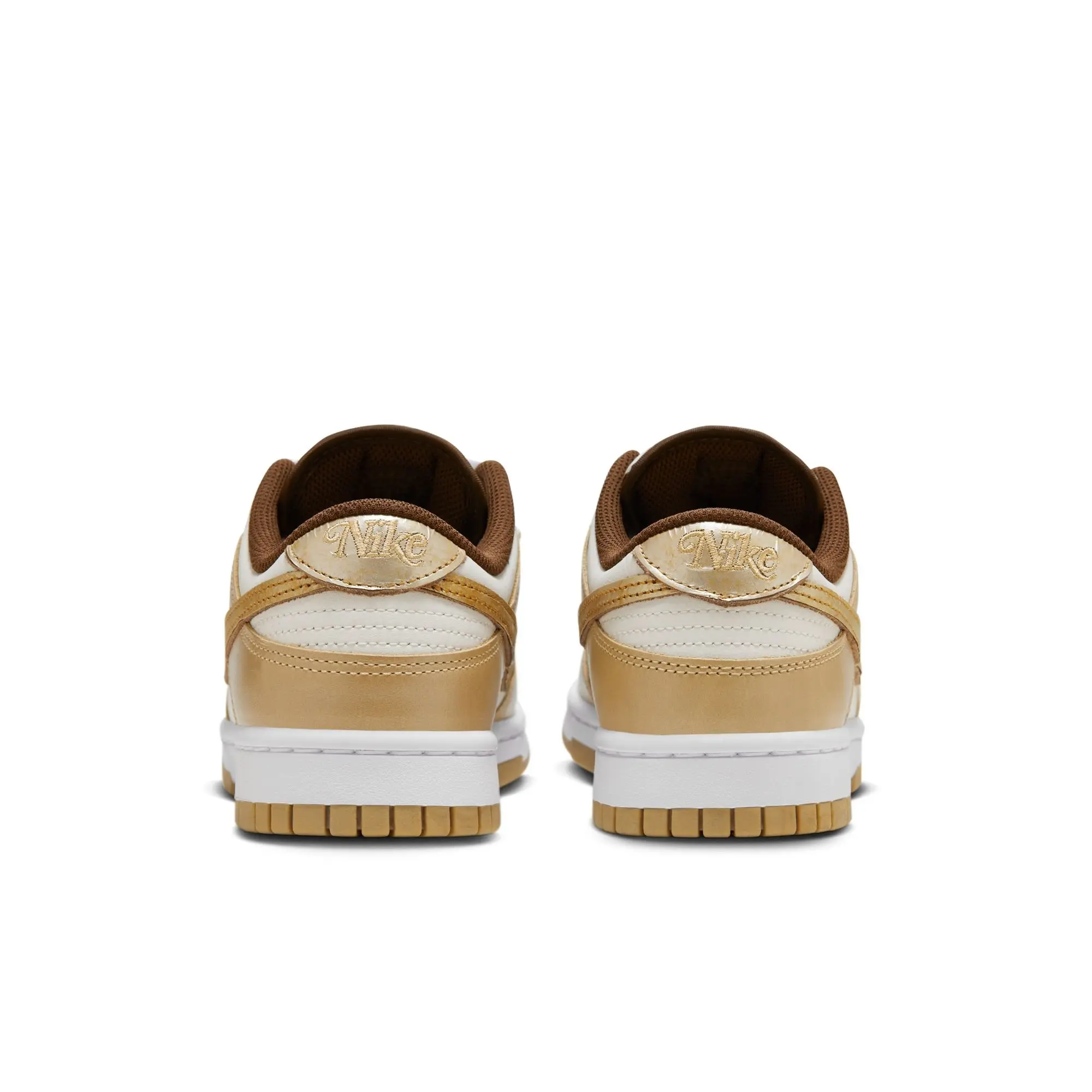 Nike Dunk Low LX "Be the One" Women's Shoe - PHANTOM/METALLIC GOLD/WHITE