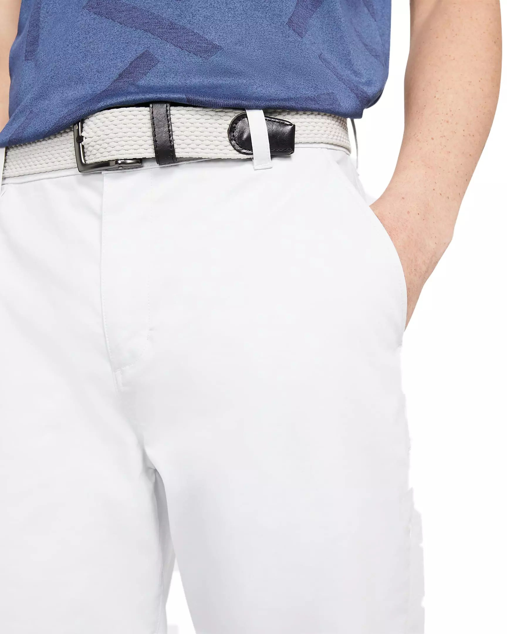 Nike Men's Dri-Fit UV Chino Standard Fit Golf Pants - Photon Dust - GREY