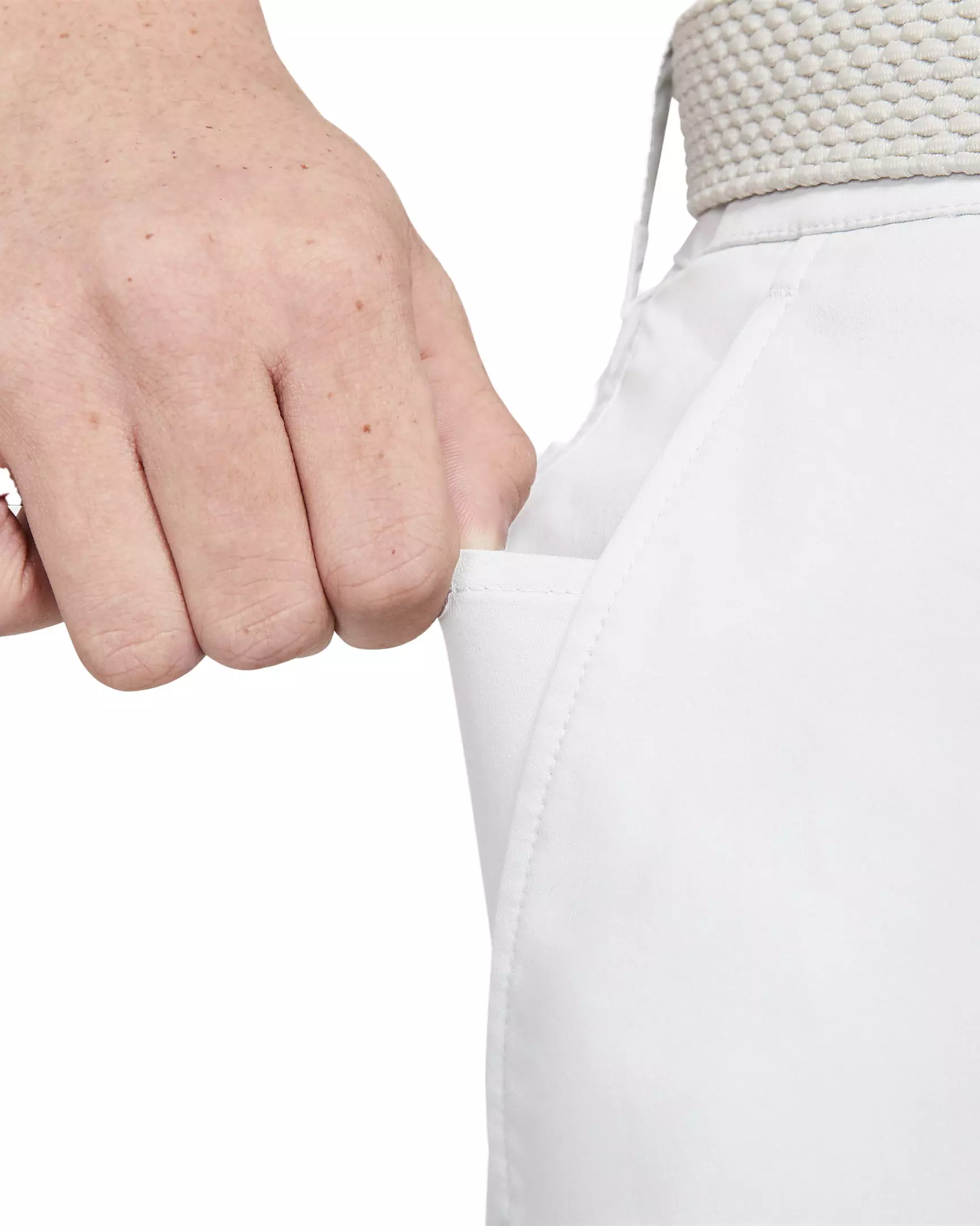 Nike Men's Dri-Fit UV Chino Standard Fit Golf Pants - Photon Dust - GREY