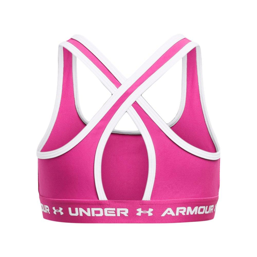 Under Armour UA Crossback Big Girls' Pink Sports Bra