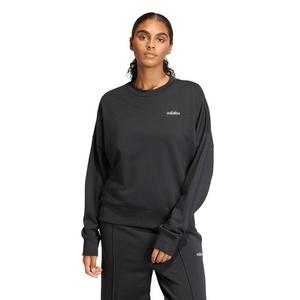 adidas Women's Seasonal Essentials Colorpop Sweatshirt with Embroidered Graphic - Black