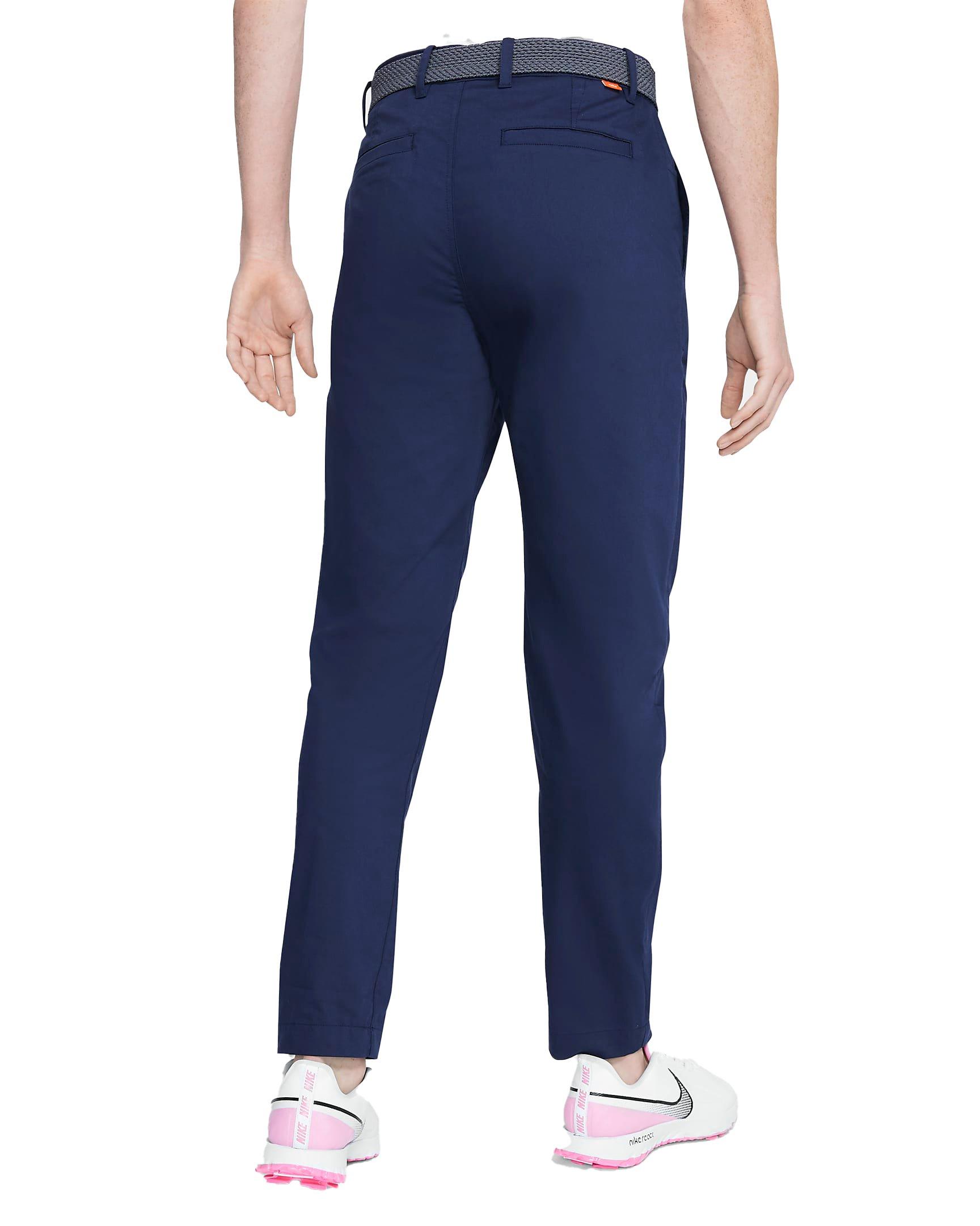 Nike Men's Dri-Fit UV Chino Standard Fit Golf Pants - Obsidian - BLUE Thumbnail View 2