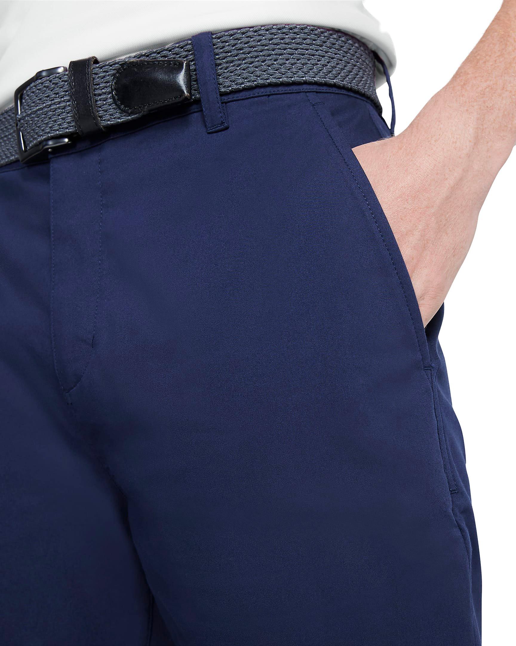 Nike Men's Dri-Fit UV Chino Standard Fit Golf Pants - Obsidian - BLUE Thumbnail View 3