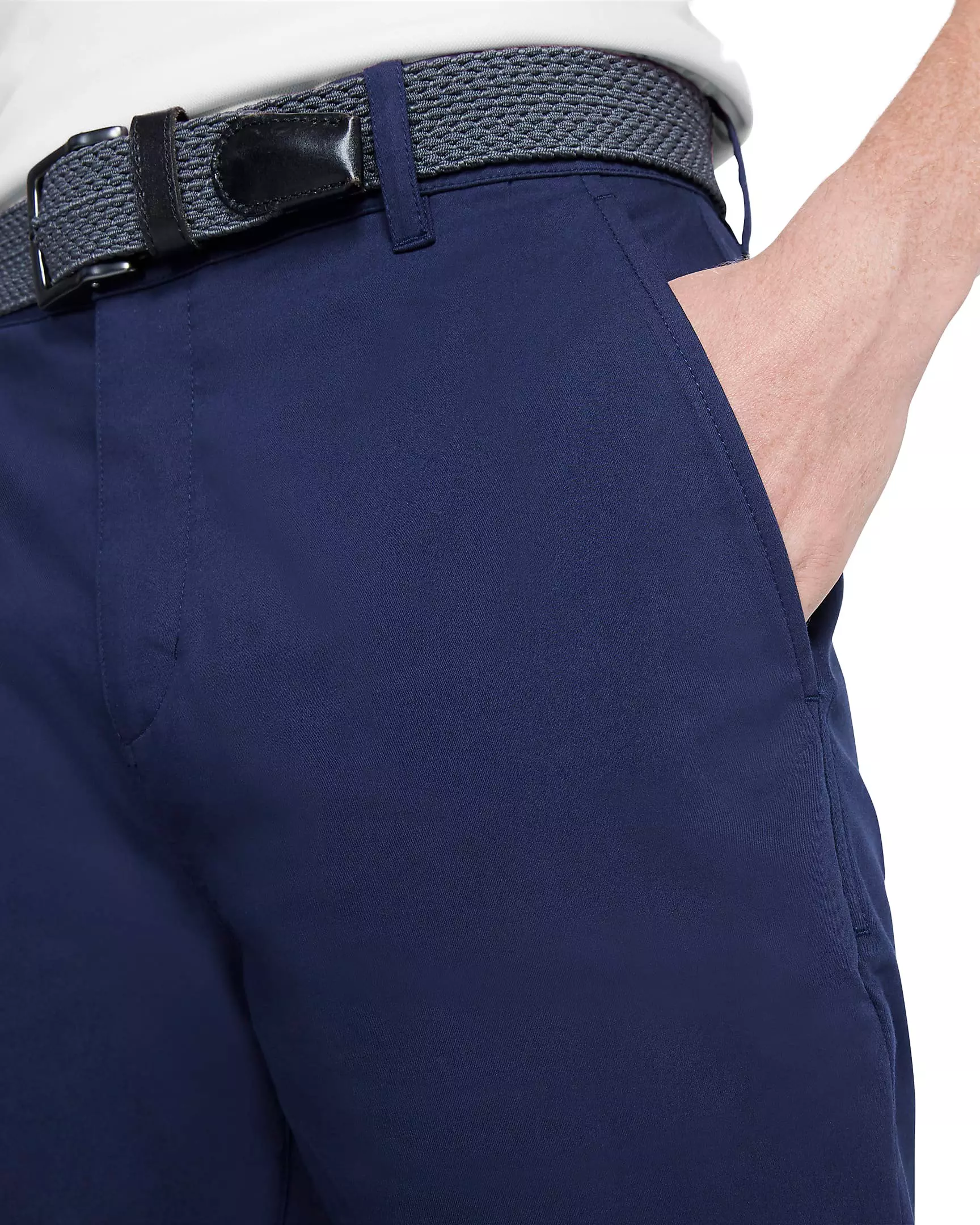 Nike Men's Dri-Fit UV Chino Standard Fit Golf Pants - Obsidian - BLUE