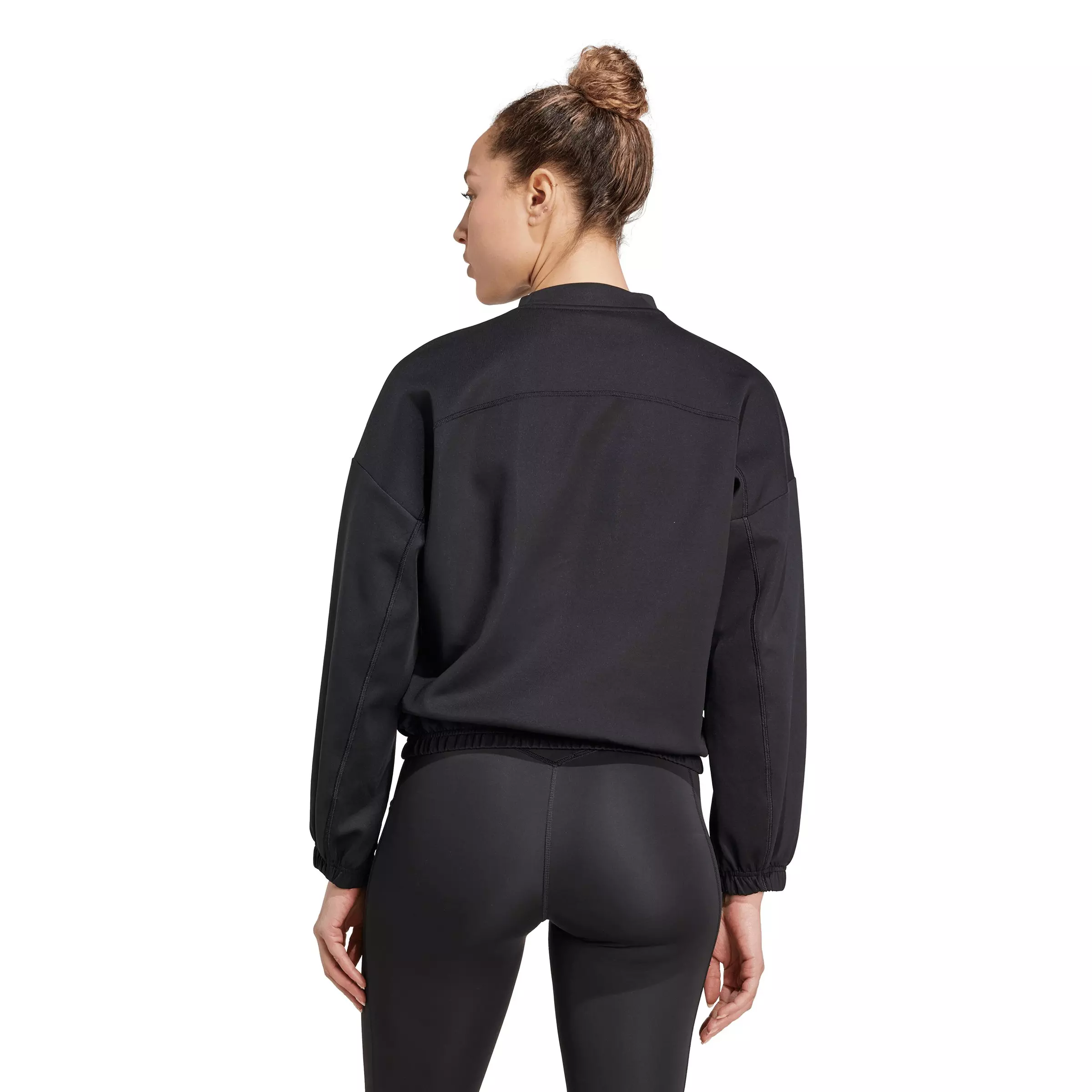 adidas Women's Yoga Essentials Cover-Up -Black - BLACK