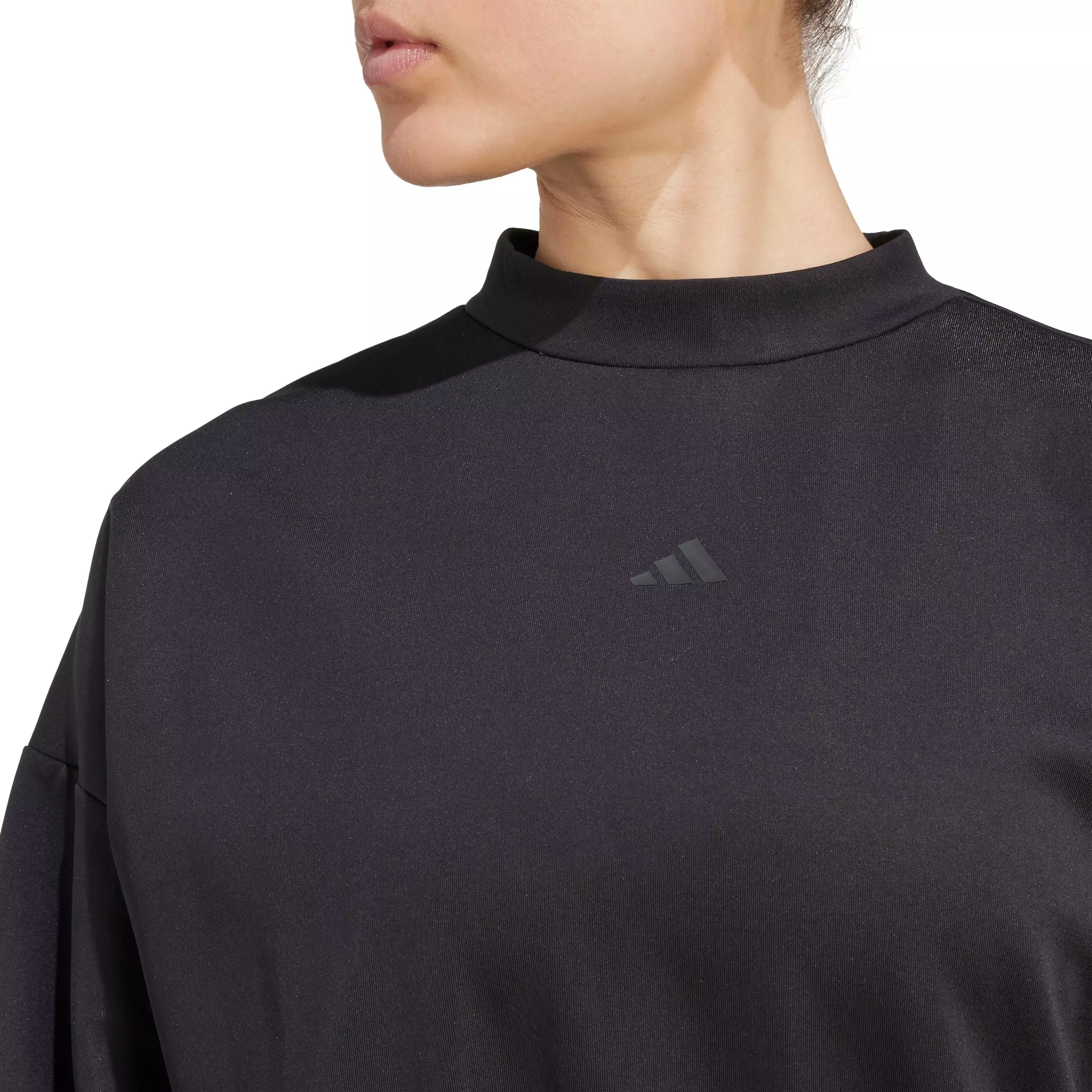 adidas Women's Yoga Essentials Cover-Up - Black - BLACK