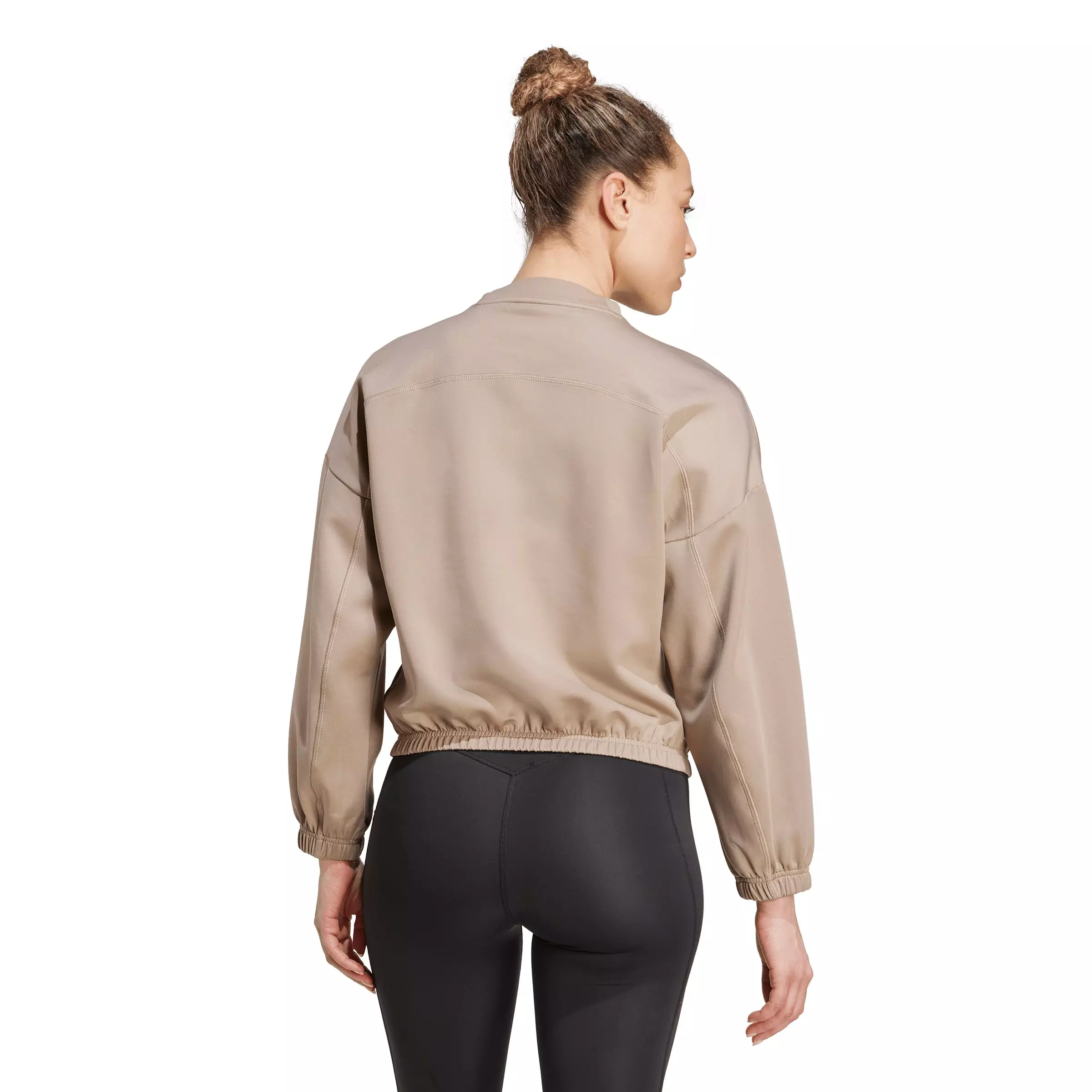 adidas Women's Yoga Essentials Cover-Up - Brown - BROWN