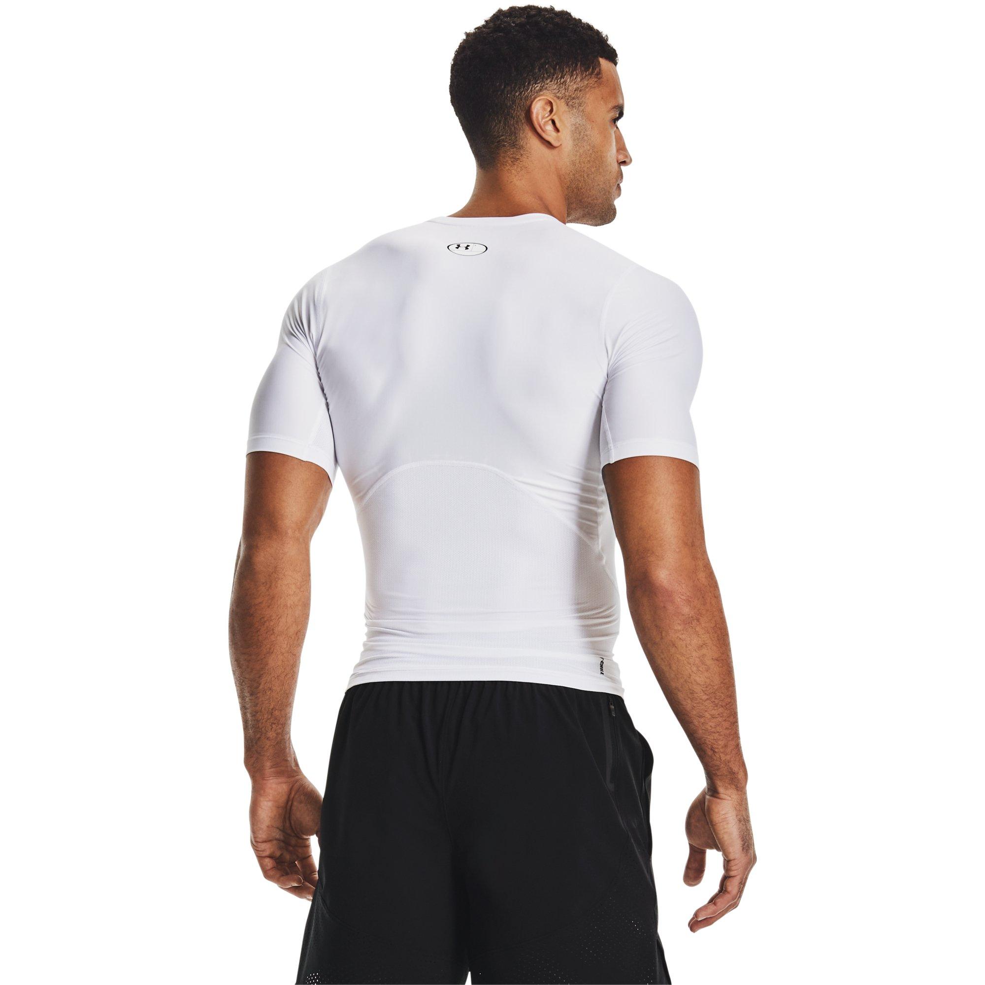 Under Armour Men's CoolSwitch Short Sleeve Compression Shirt,  White/Reflective, Large, Shirts -  Canada